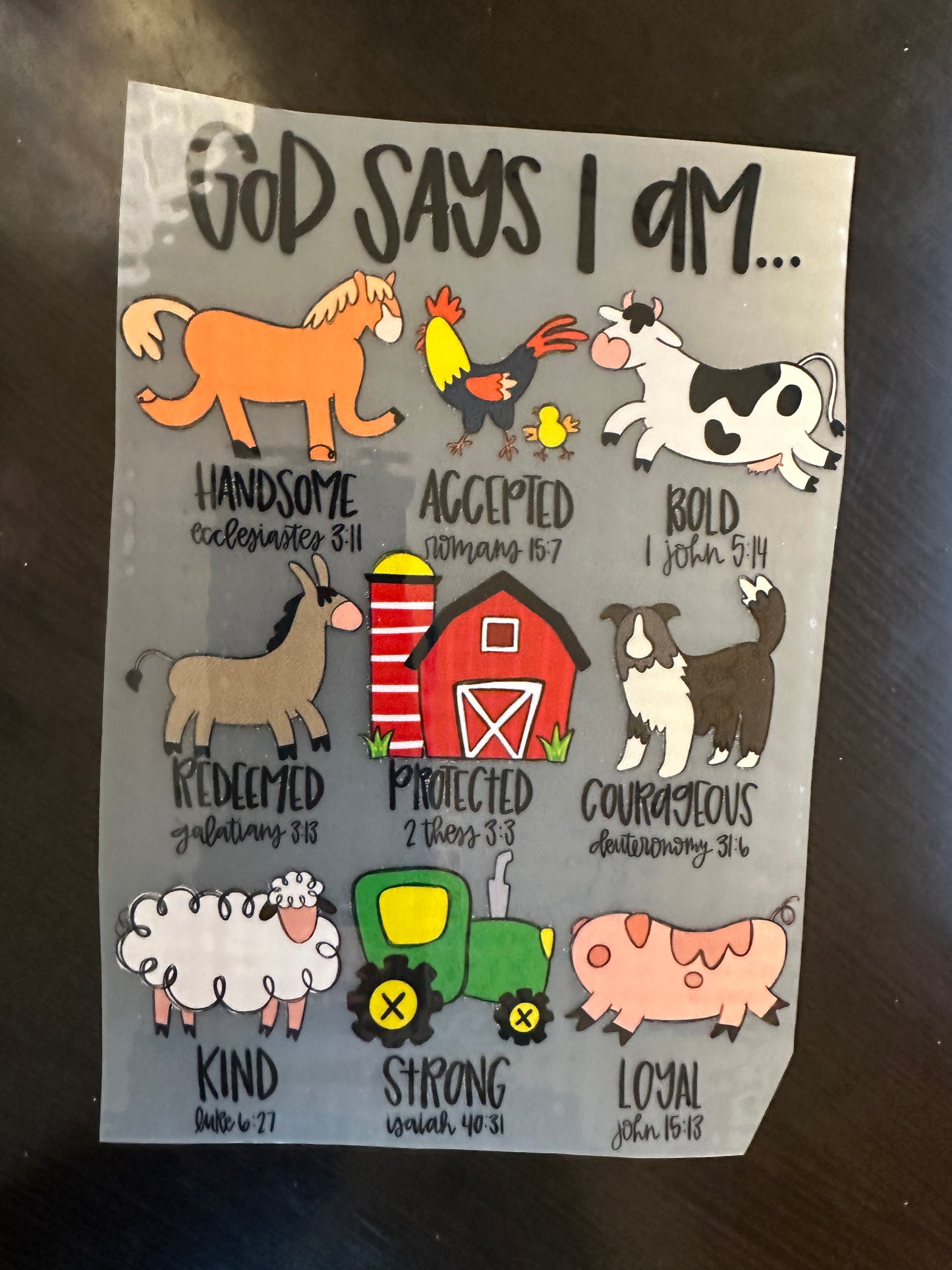 God Says I AM... Farm Youth T-Shirt