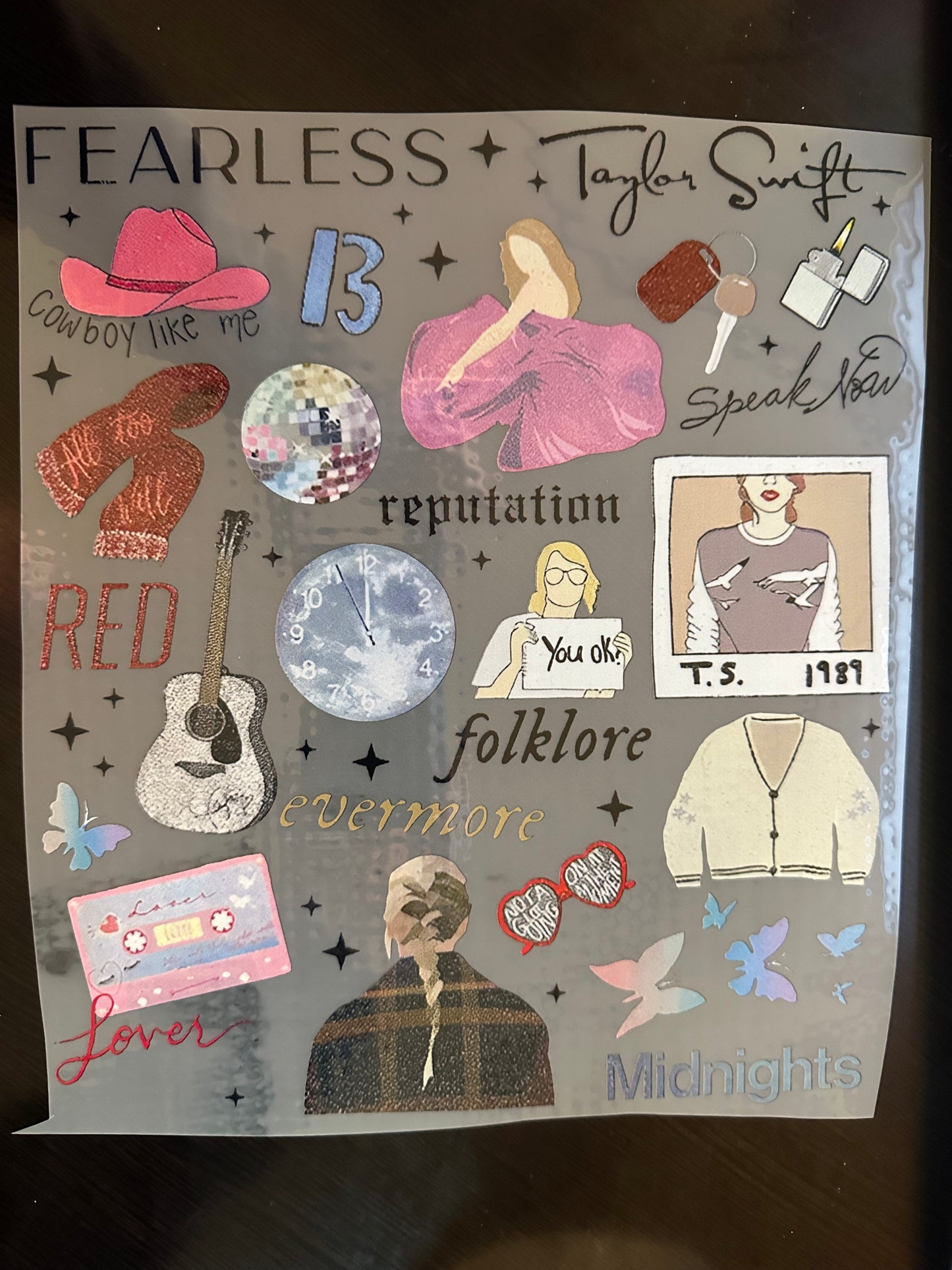 T Swift Collage Adult T-Shirt