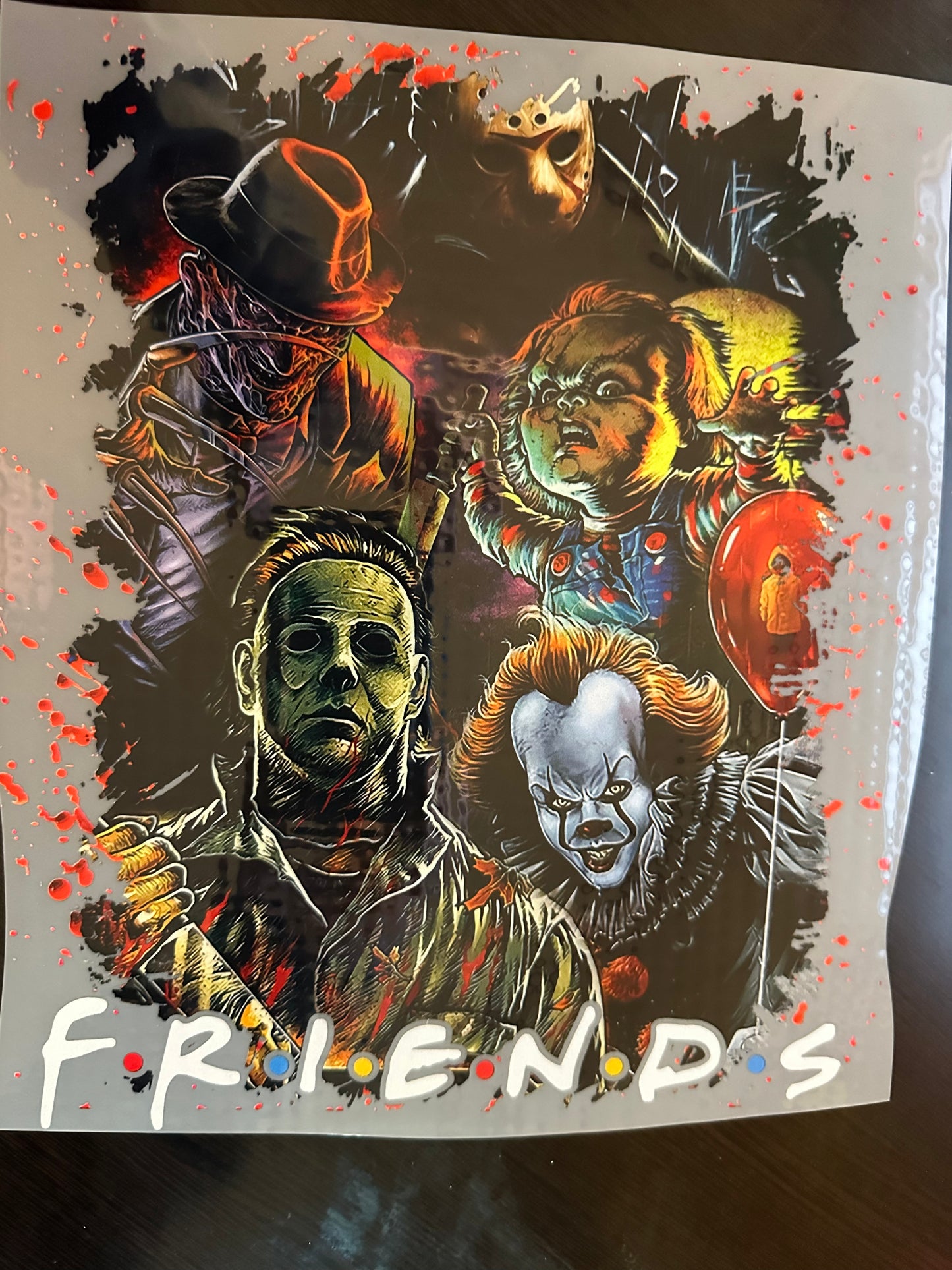 Horror Friends Adult T-Shirt
