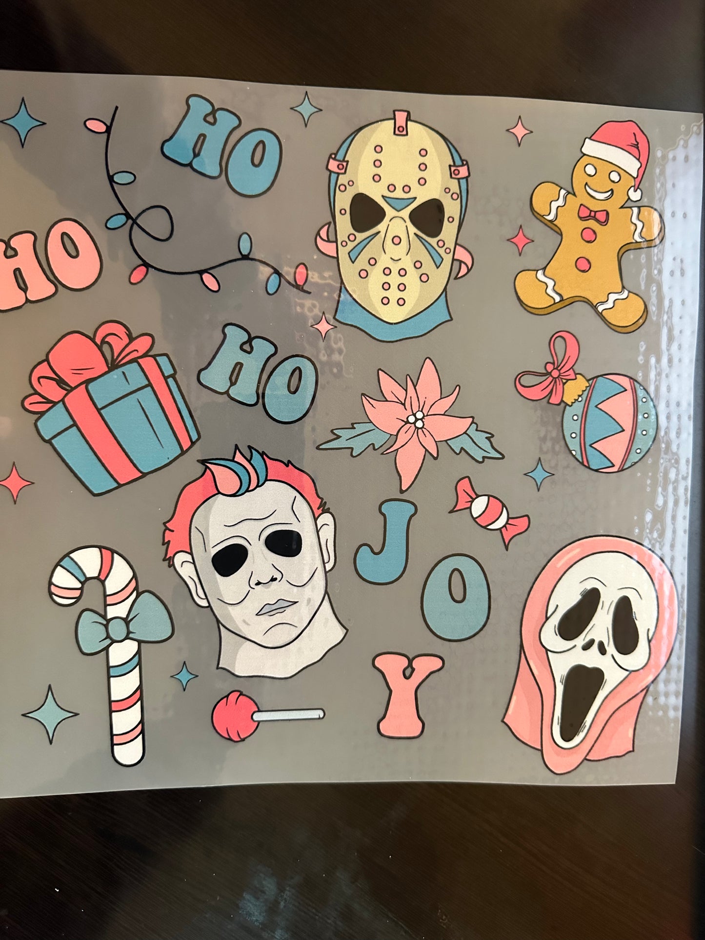 Pastel Horror Christmas Adult T-Shirt