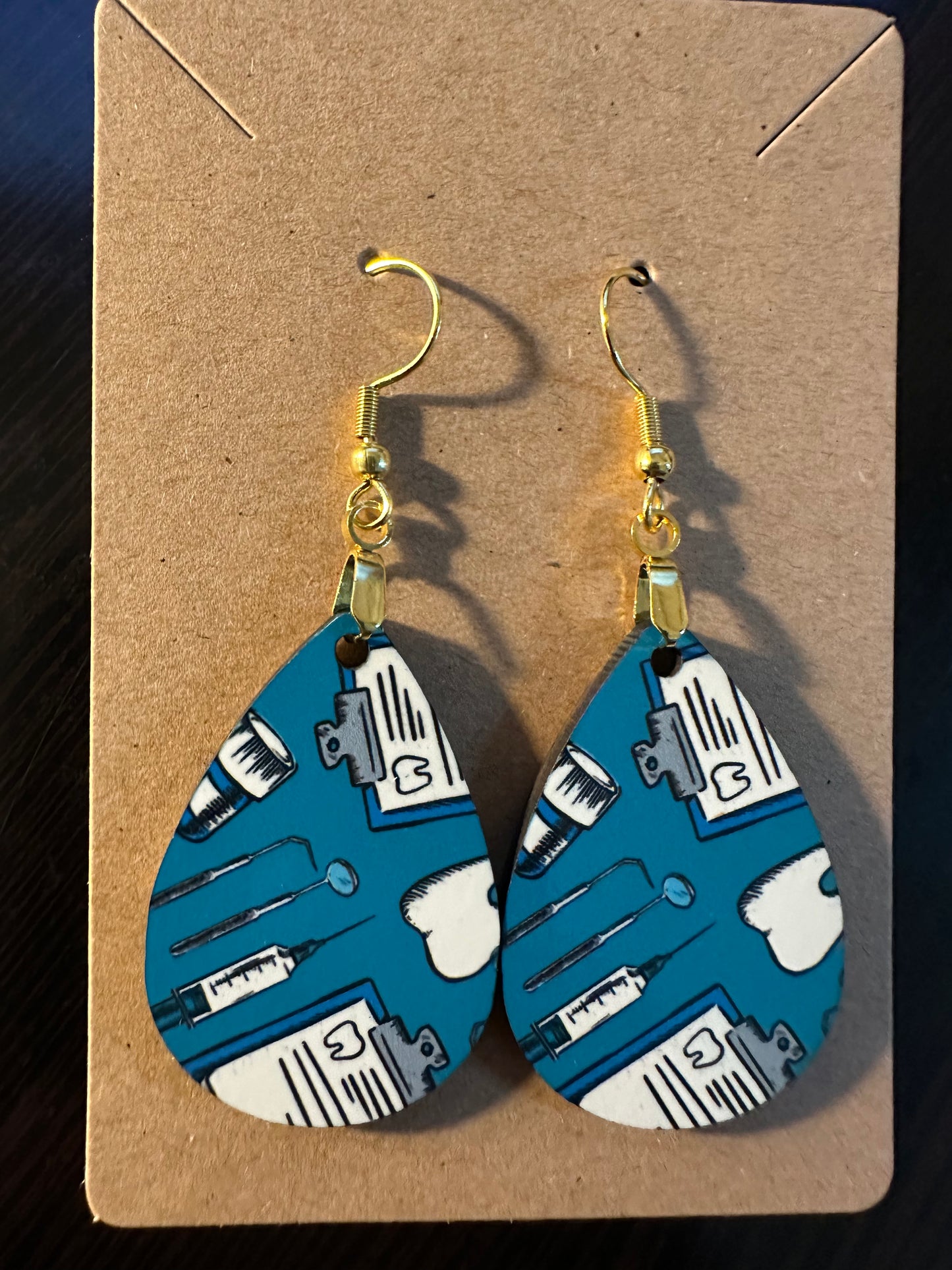 Medical Supplies Dangle Earrings