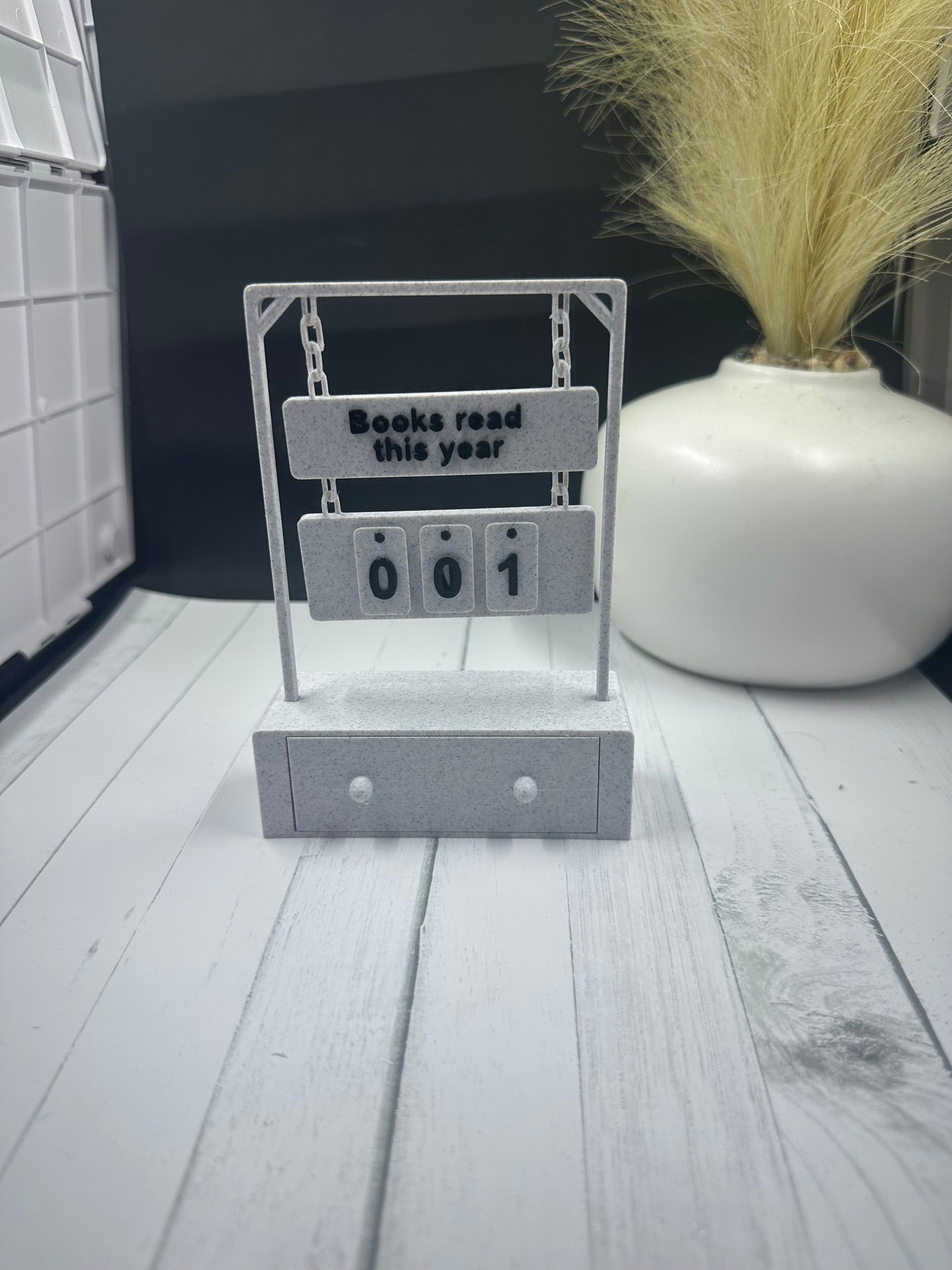 Hanging Book Counter 3D Print - Random Color -Mc