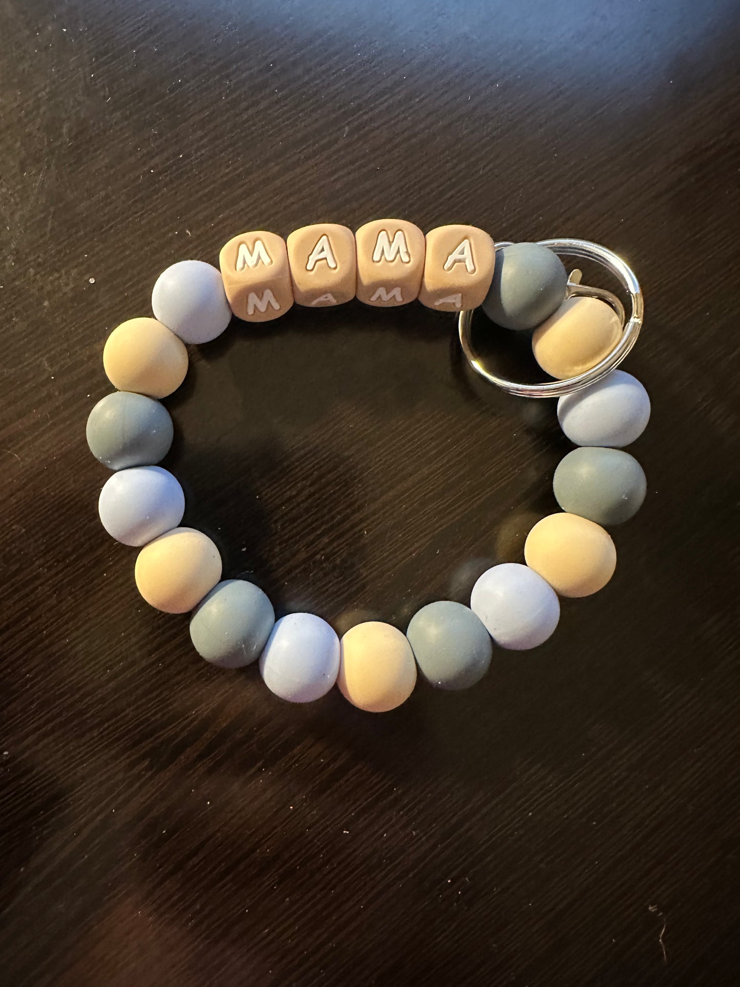 Beaded Silicone Wristlet
