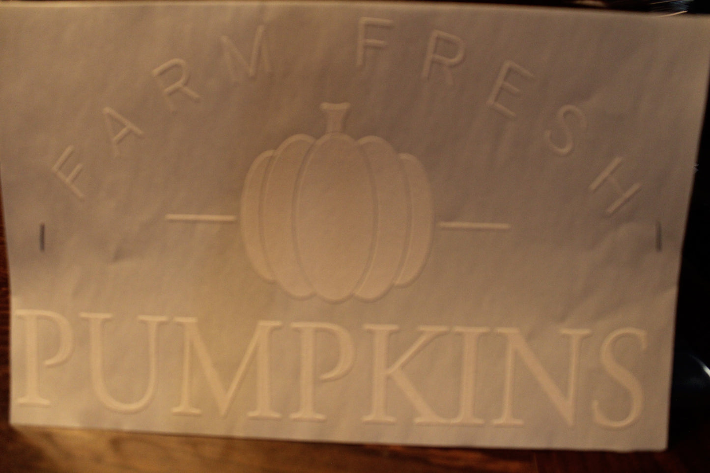 Farm Fresh Pumpkins (White Print) T-Shirt