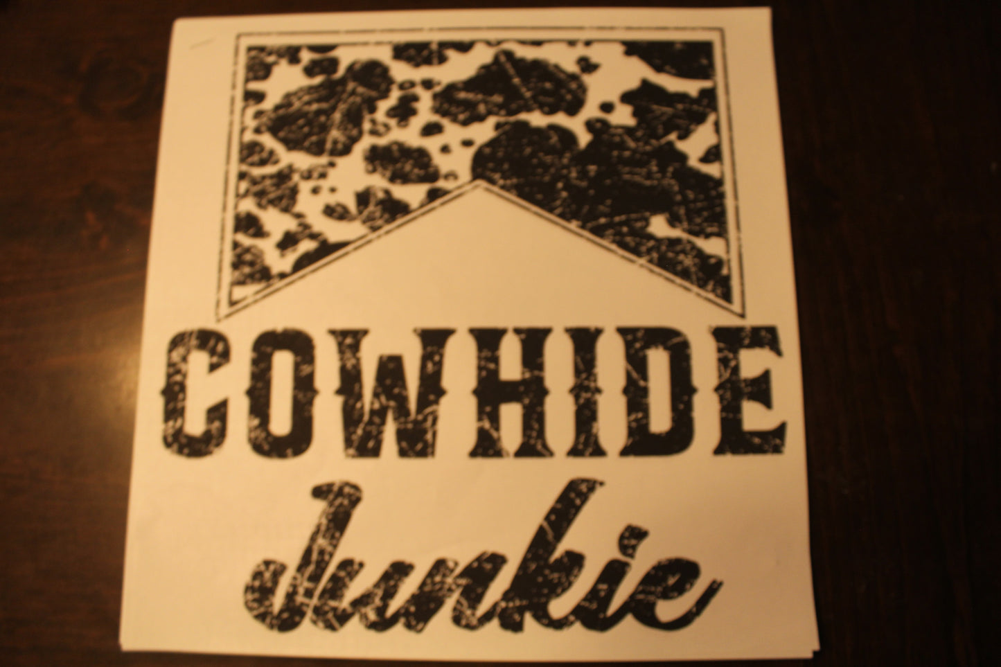Cowhide Junkie T-Shirt