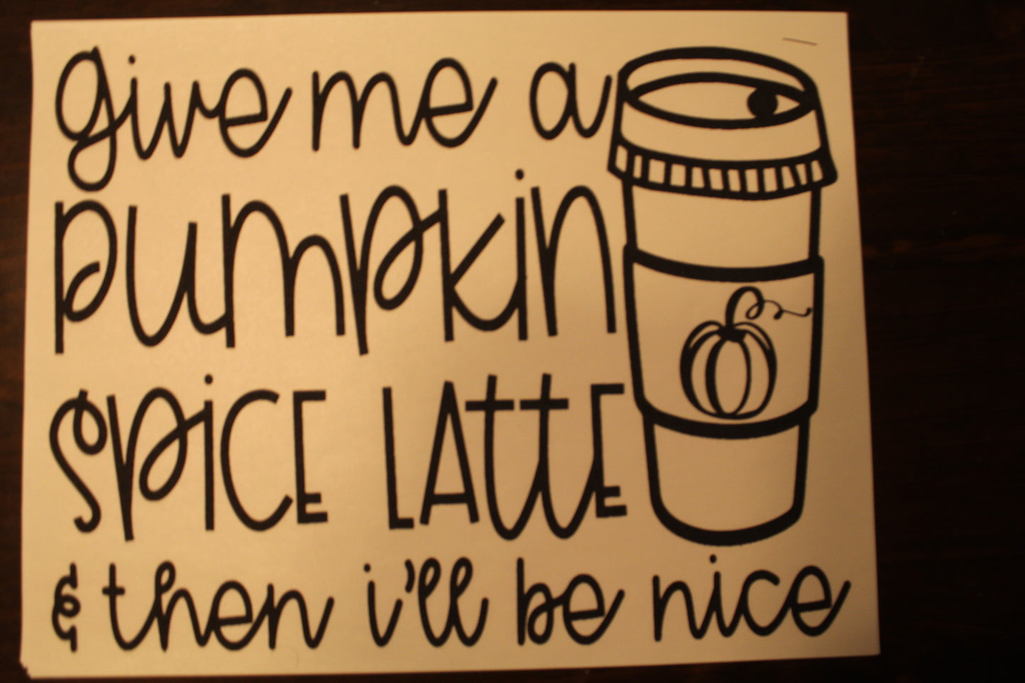Pumpkin Spice Latte T-Shirt