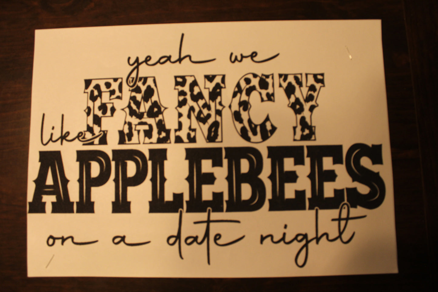 Fancy Like Applebees T-Shirt