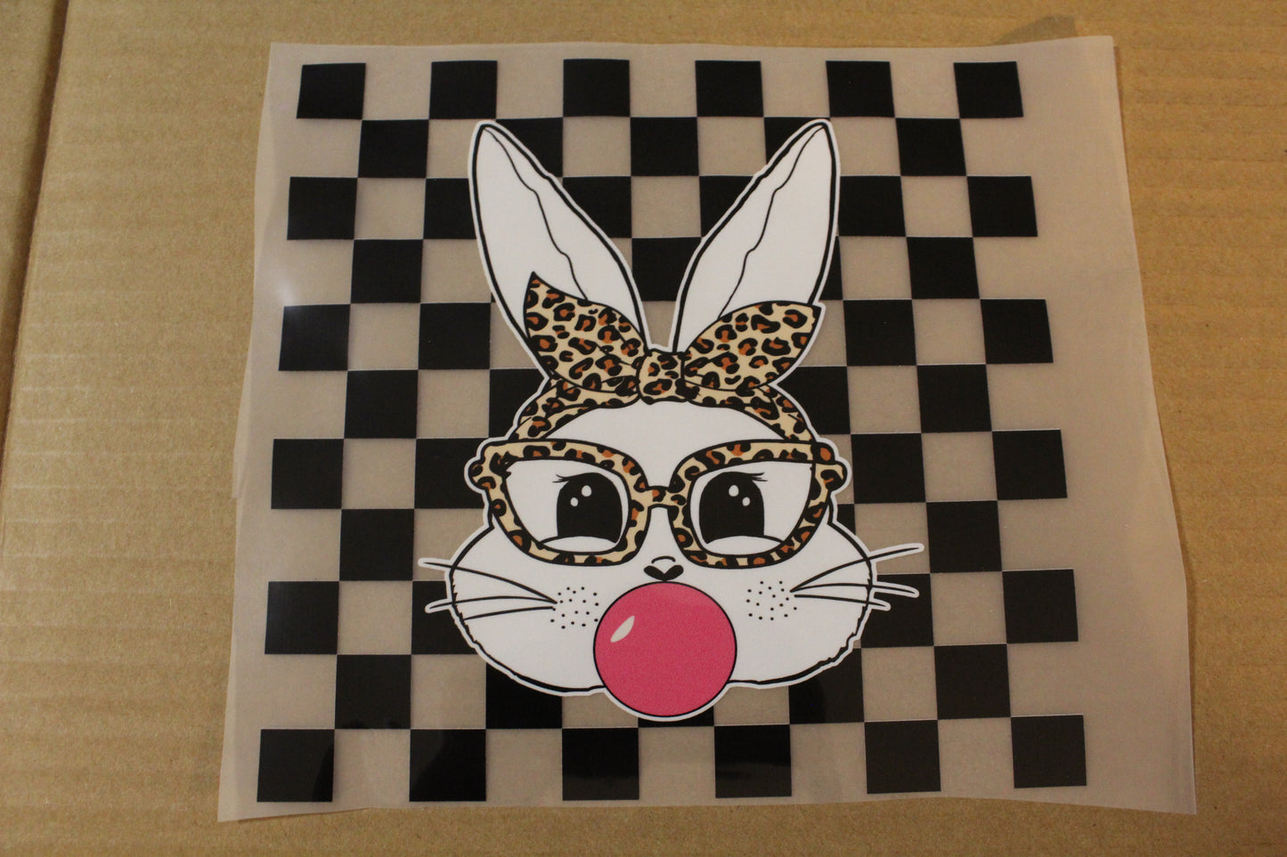 Checkered Bunny Youth T-Shirt
