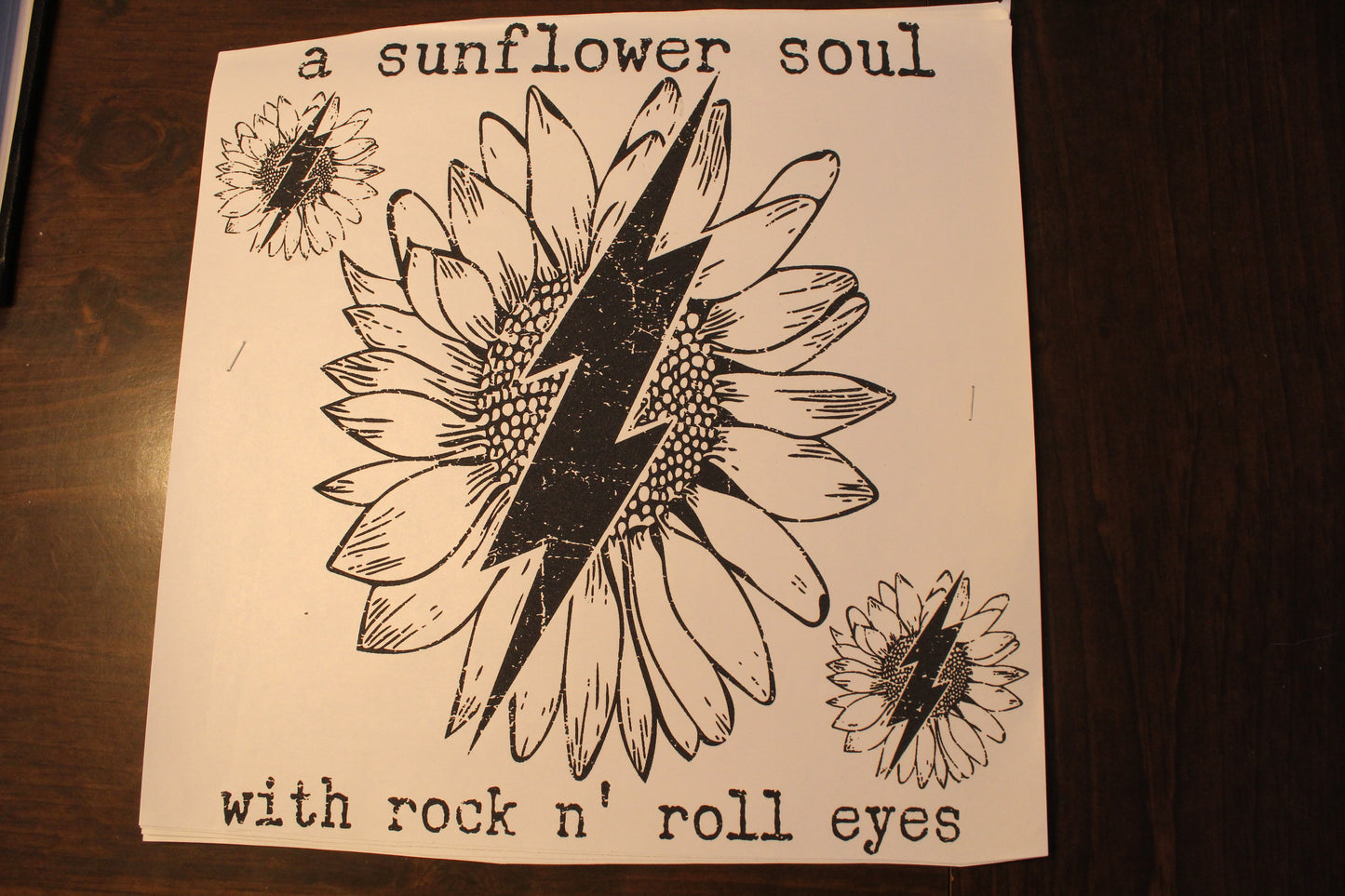 A Sunflower Soul Adult T-Shirt