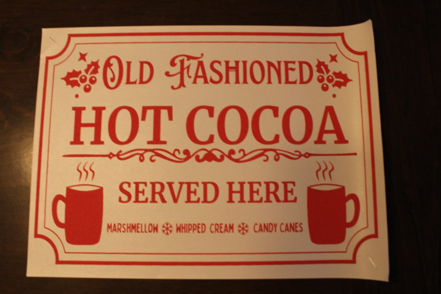Old Fashioned Hot Cocoa T-Shirt