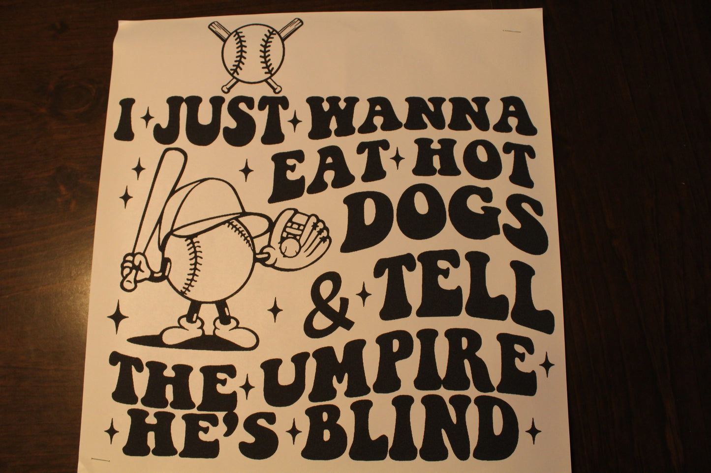 I Just Wanna Eat Hot Dogs T-Shirt