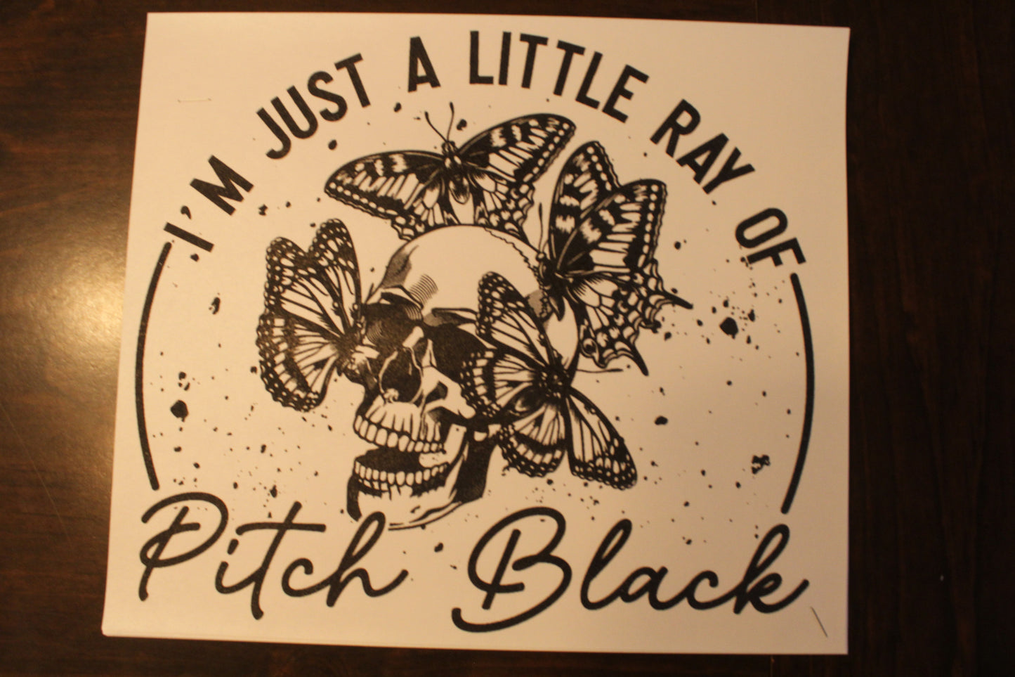 A Ray Of Pitch Black Adult T-Shirt
