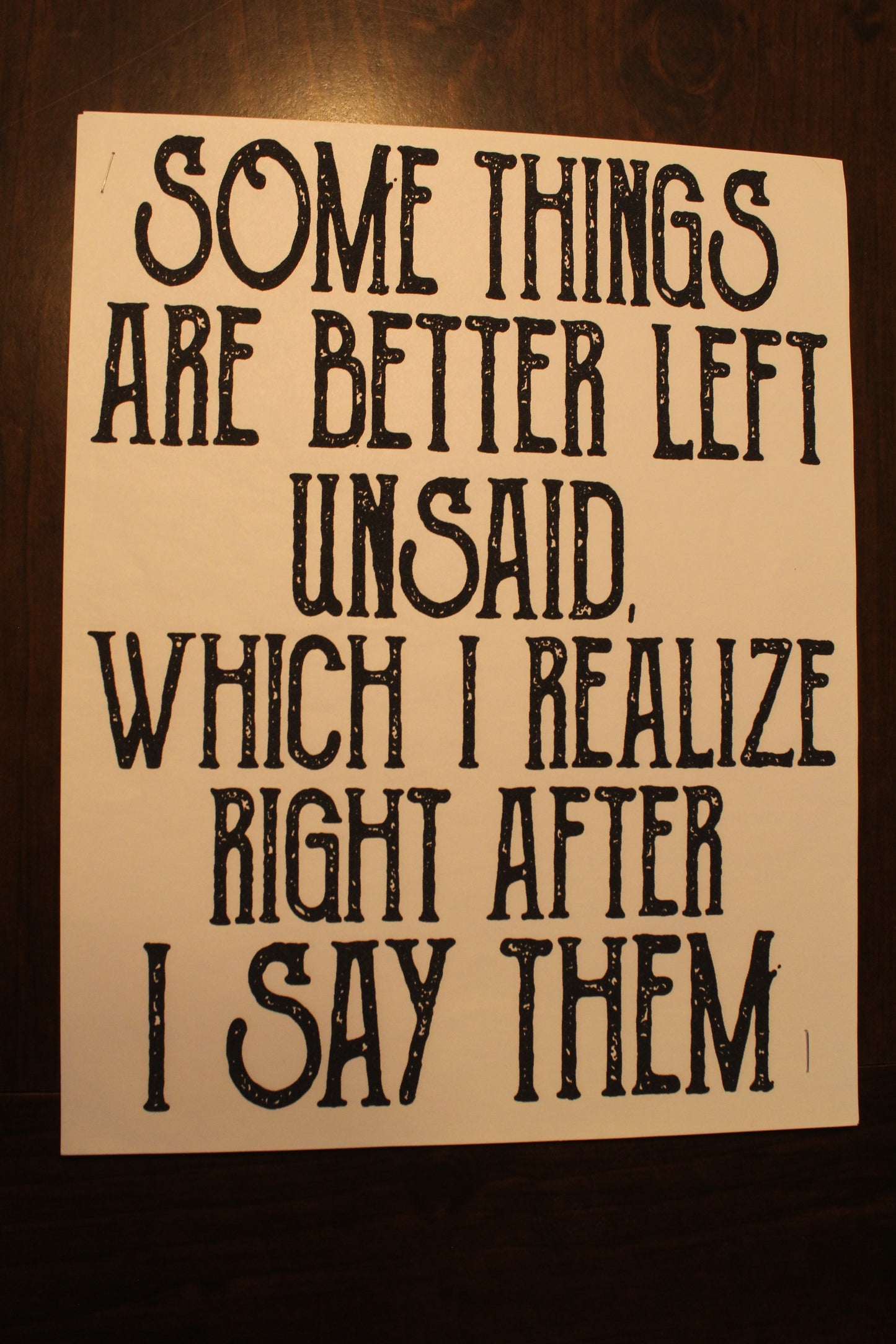 Some Things Are Better Left Unsaid T-Shirt