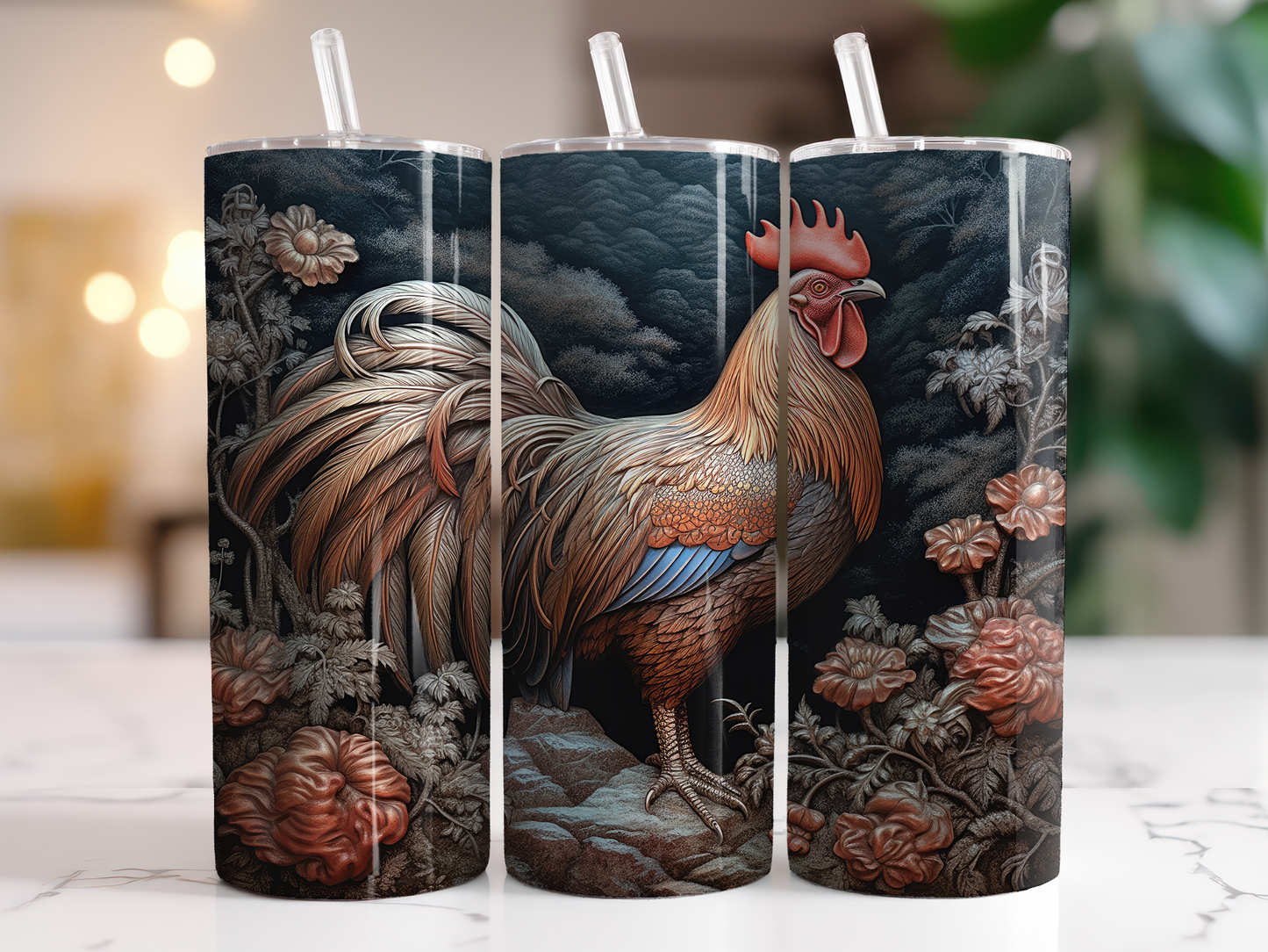 Rooster 20 Ounce Sublimation Tumbler