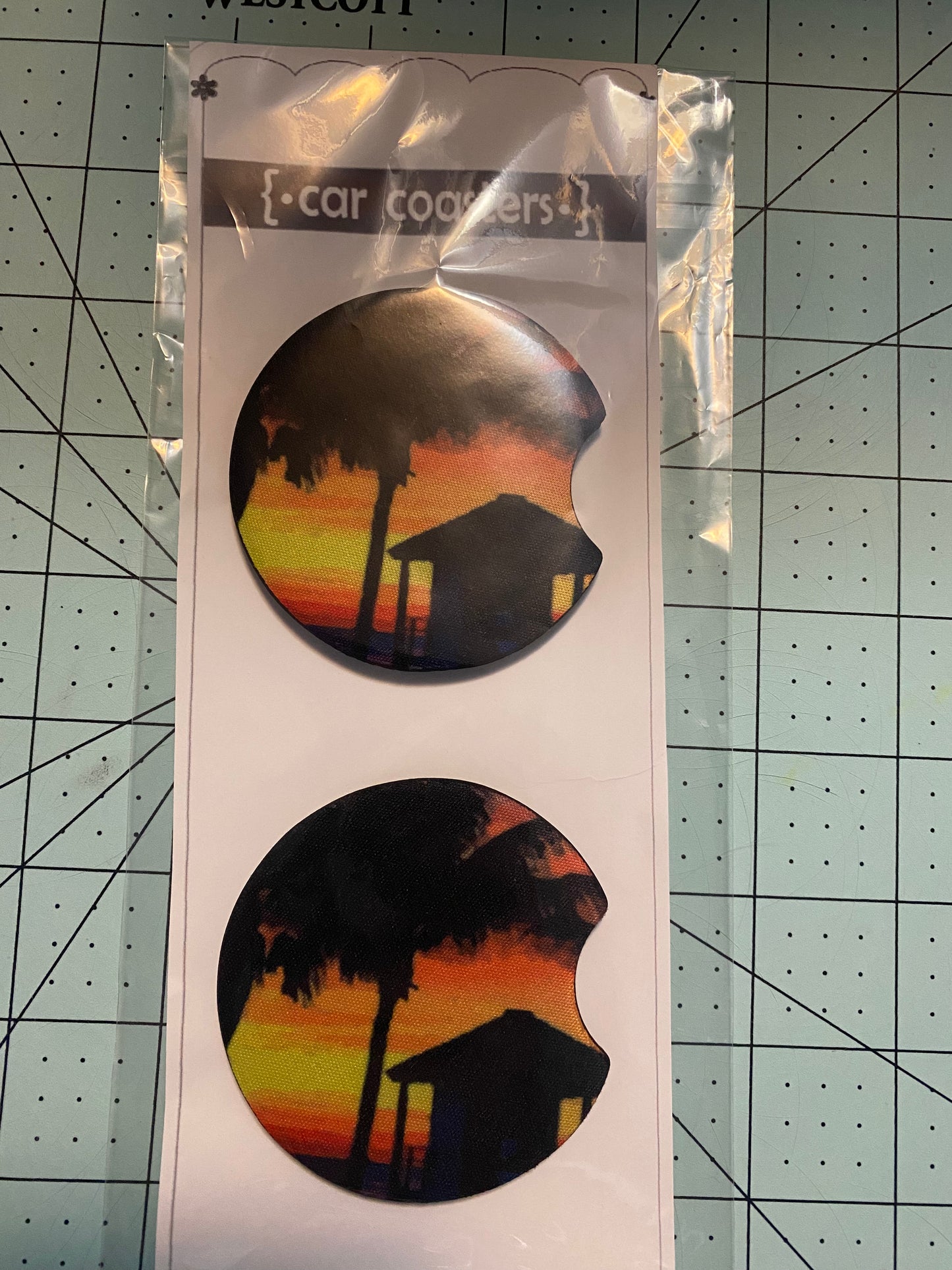 Neoprene Car Coaster Set of 2