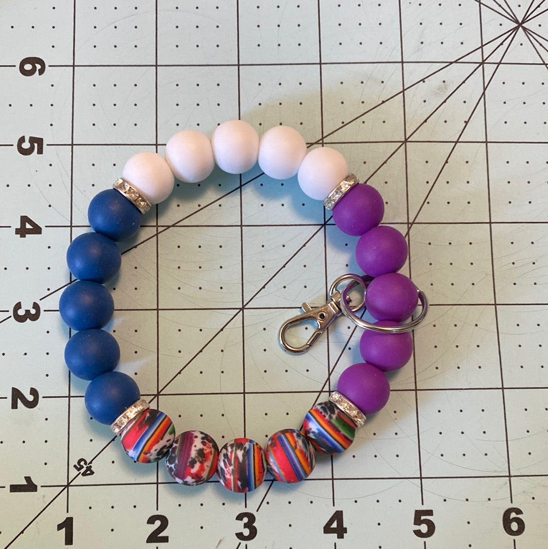 Beaded Silicone Wristlet