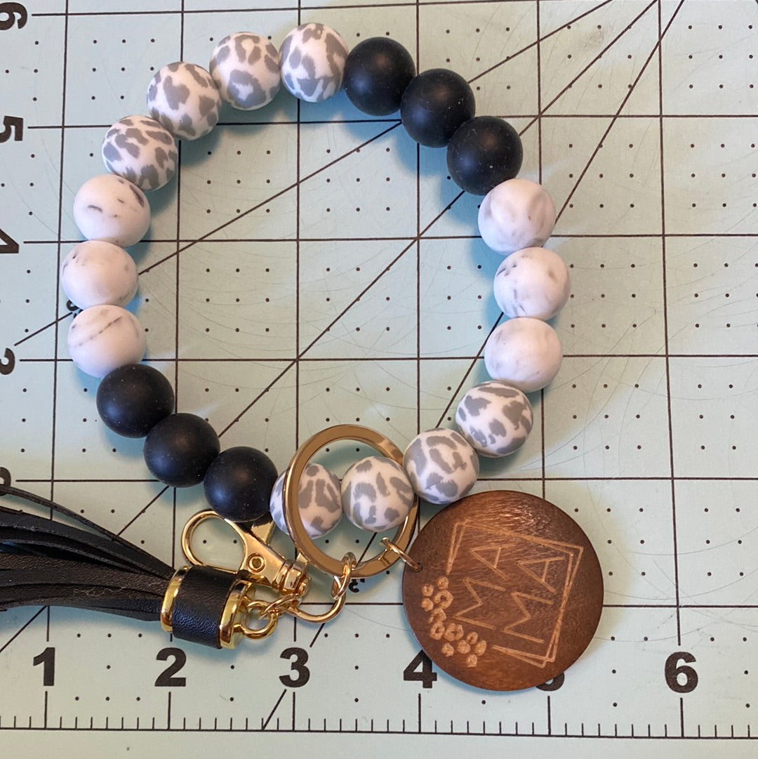Beaded Silicone Wristlet