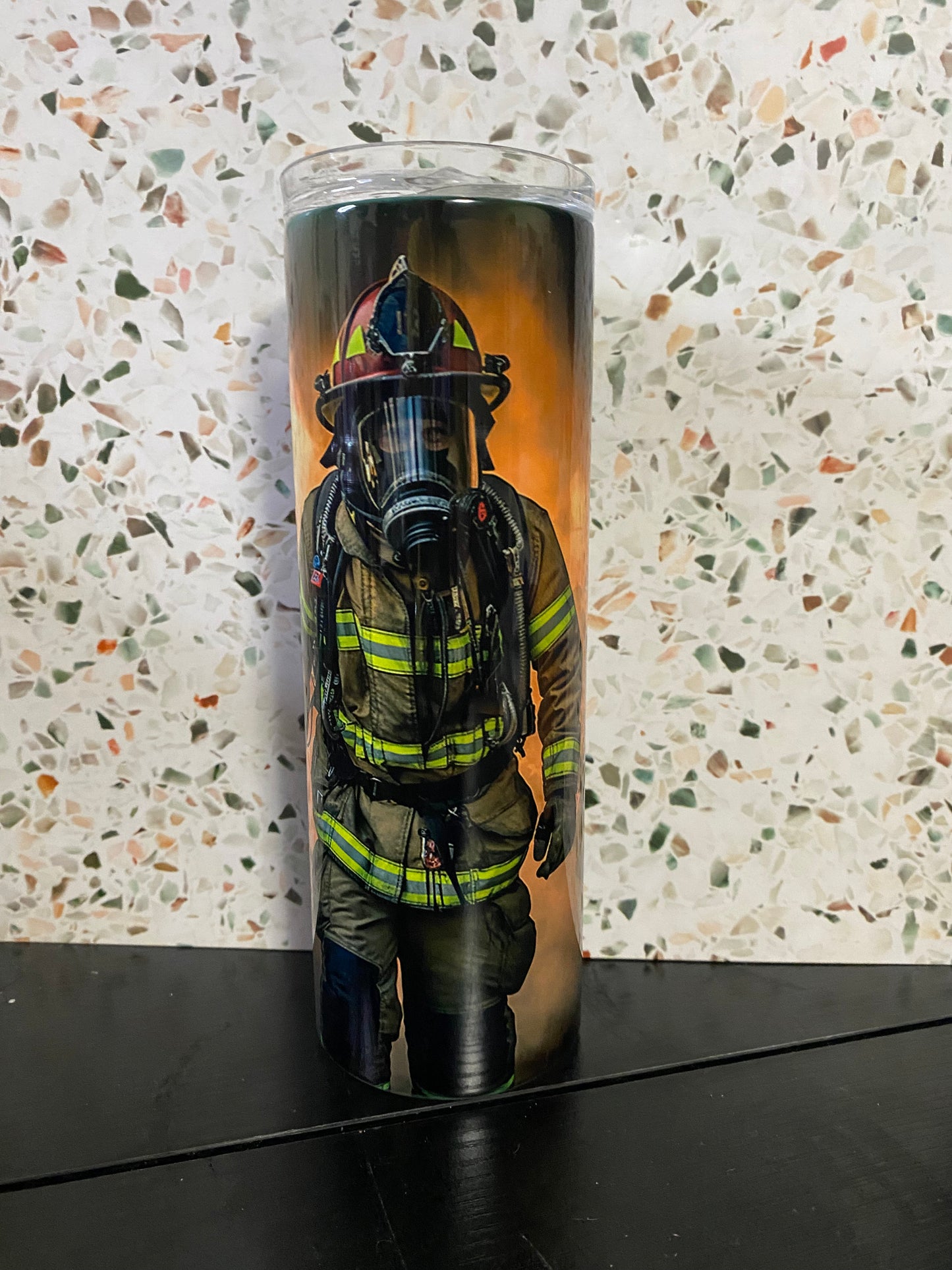Firefighter 20 Ounce Sublimation Tumbler