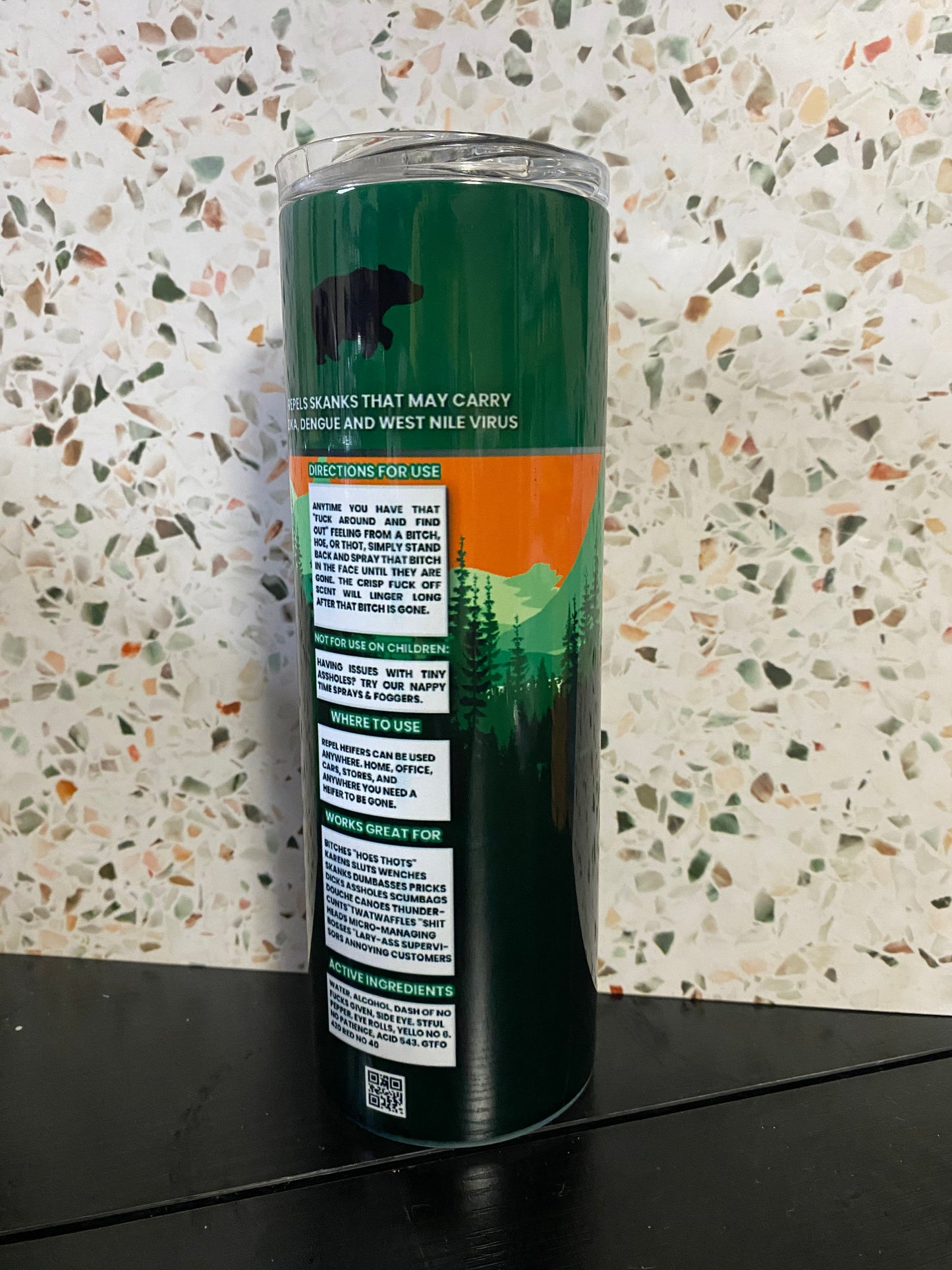 Repel Heifers 20 Ounce Sublimation Tumbler