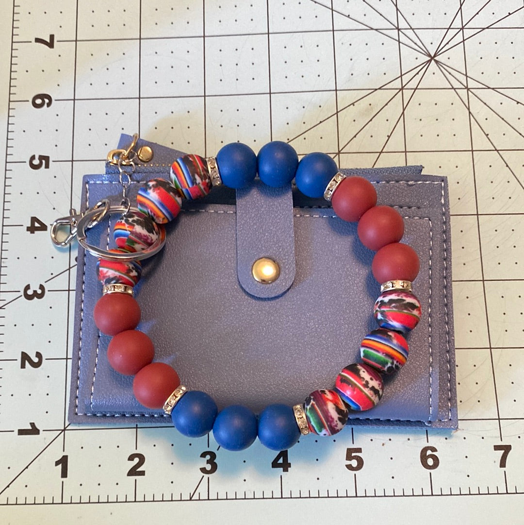 Beaded Silicone Wristlet