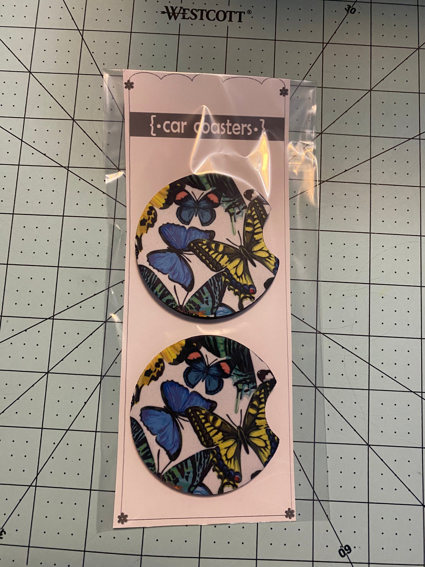 Neoprene Car Coaster Set of 2