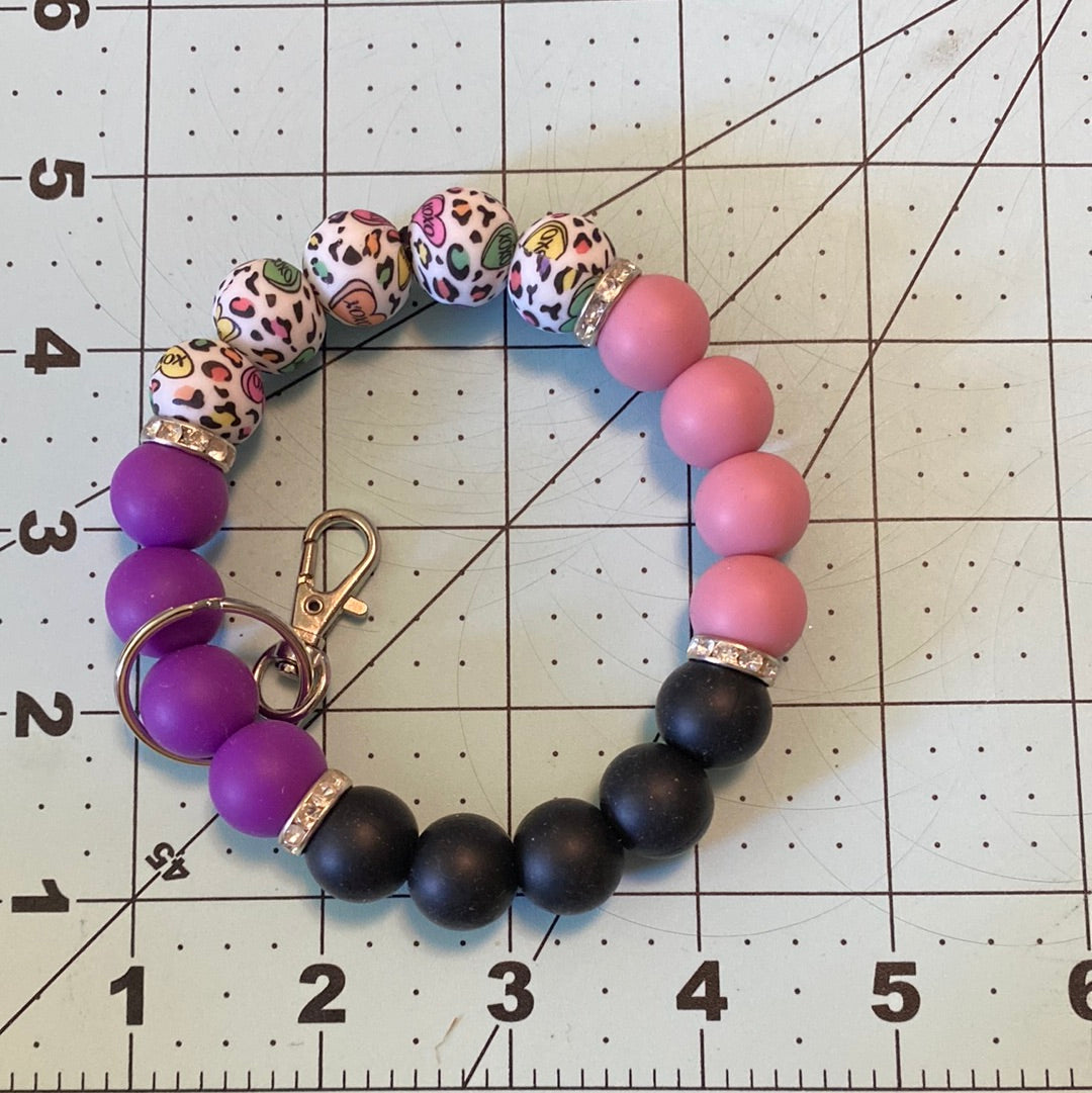 Beaded Silicone Wristlet
