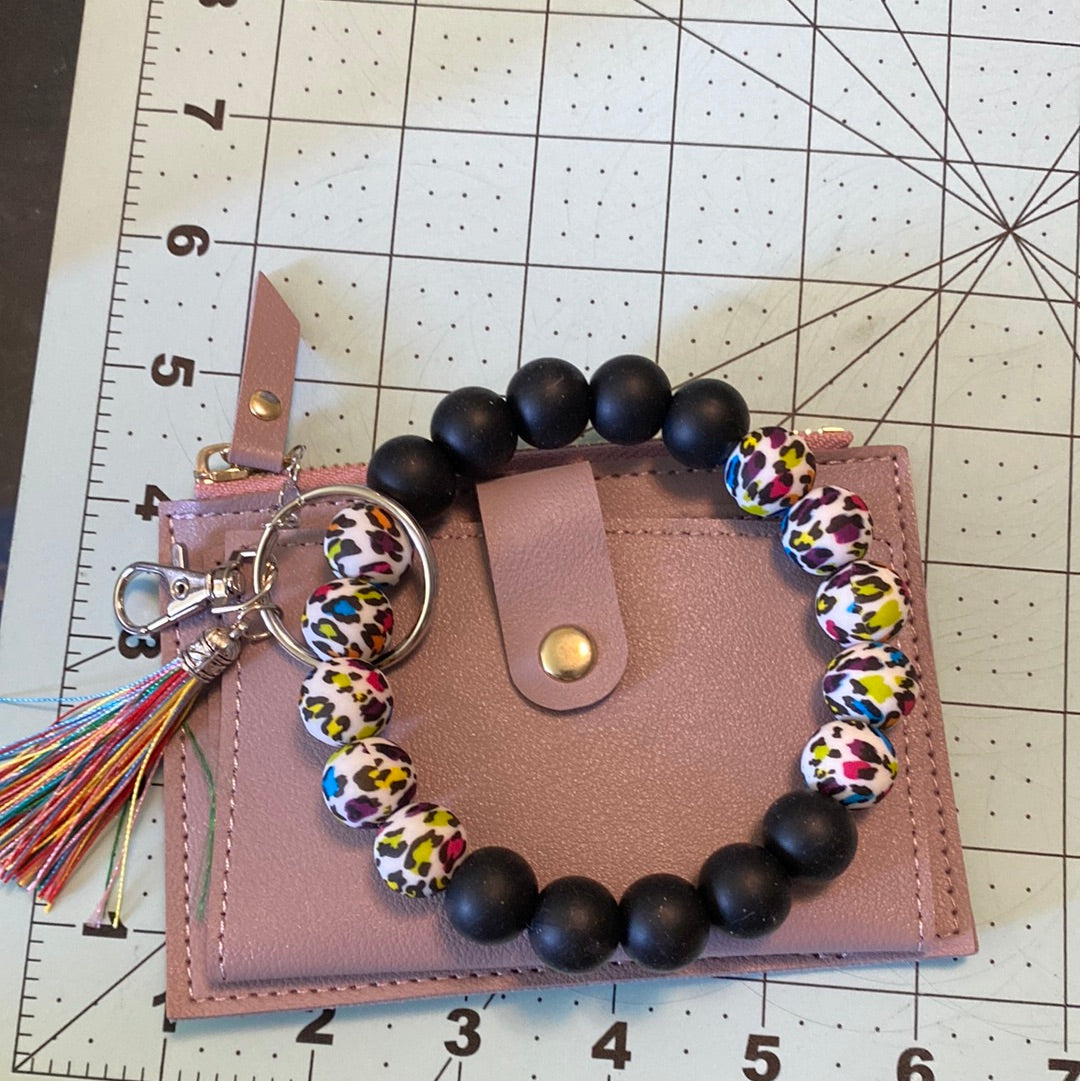Beaded Silicone Wristlet