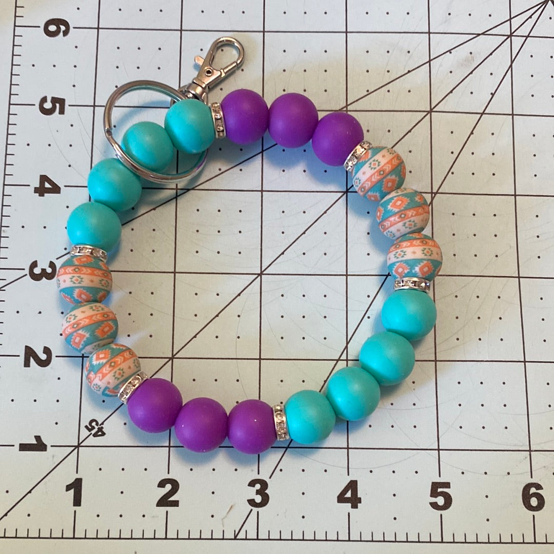 Beaded Silicone Wristlet
