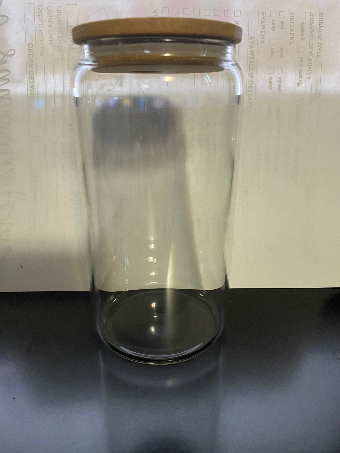 16 Ounce Glass Can- Design your own Cup