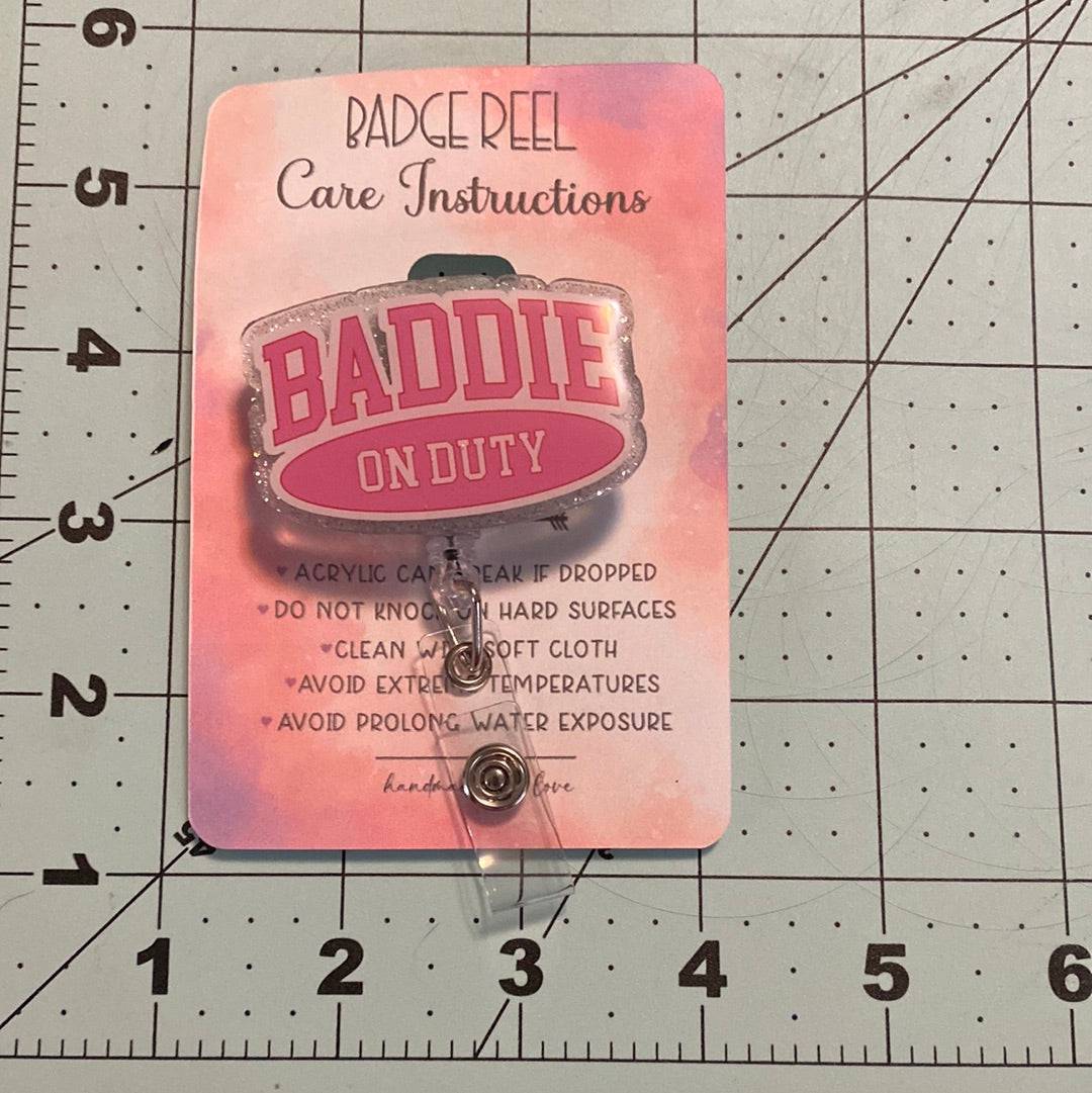 Baddie On Duty Badge Reel