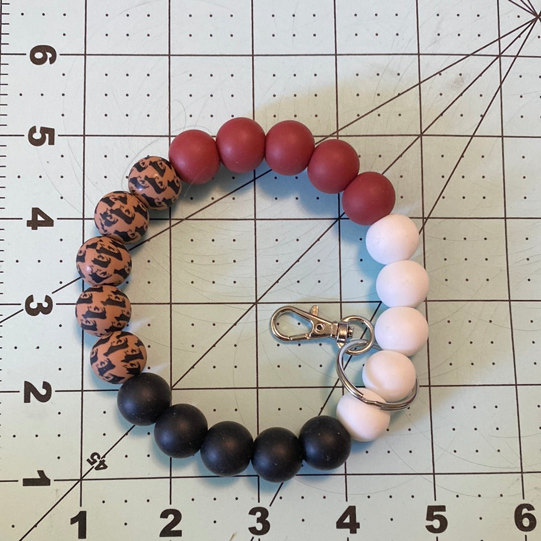 Beaded Silicone Wristlet