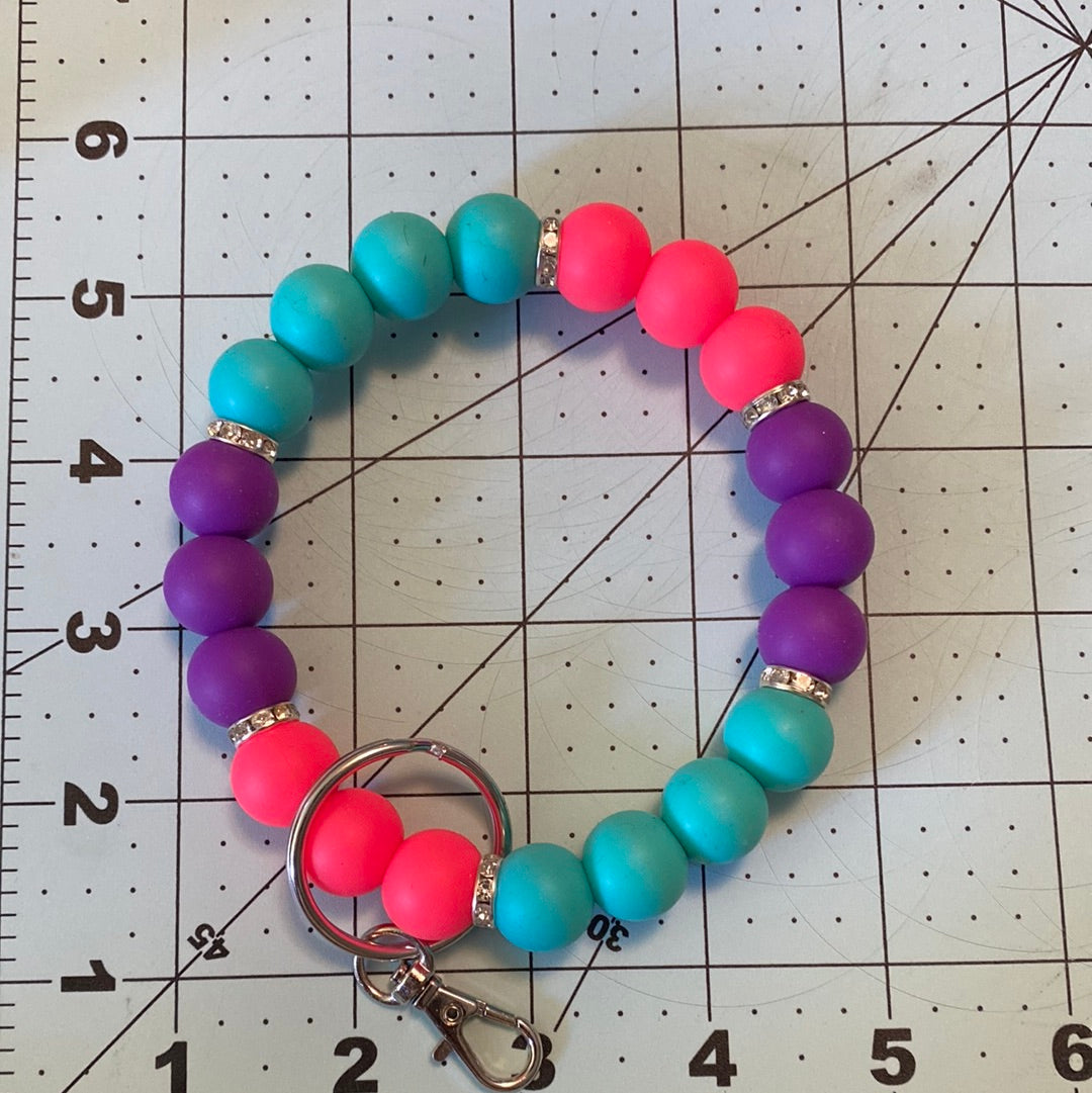 Beaded Silicone Wristlet