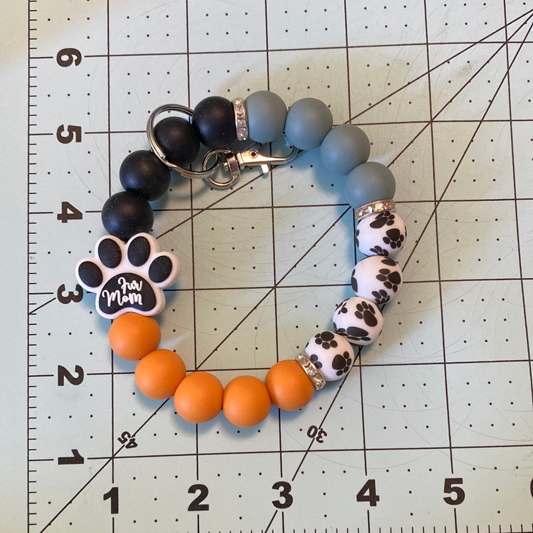 Beaded Silicone Wristlet