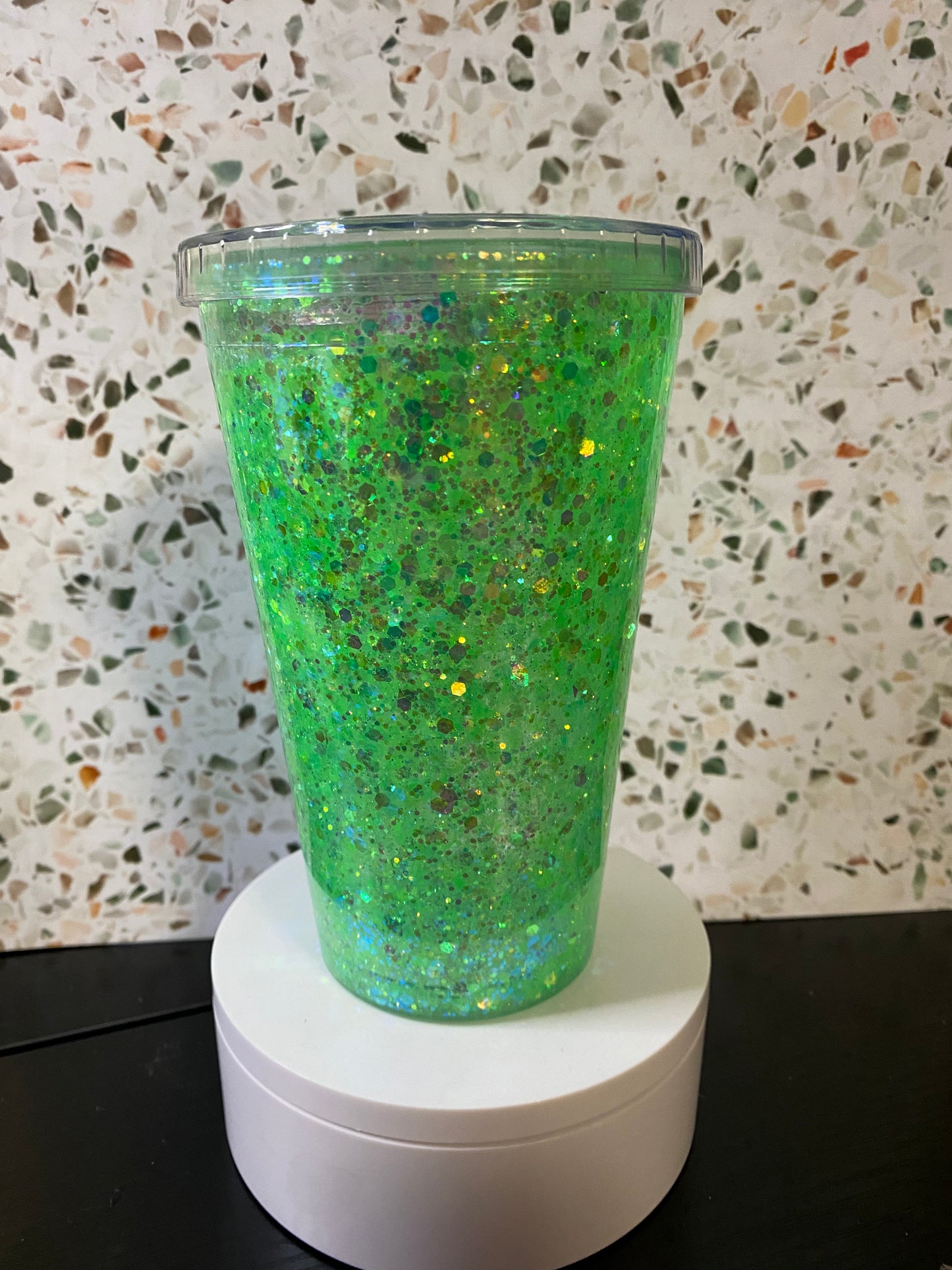 16 Ounce Glitter globes
