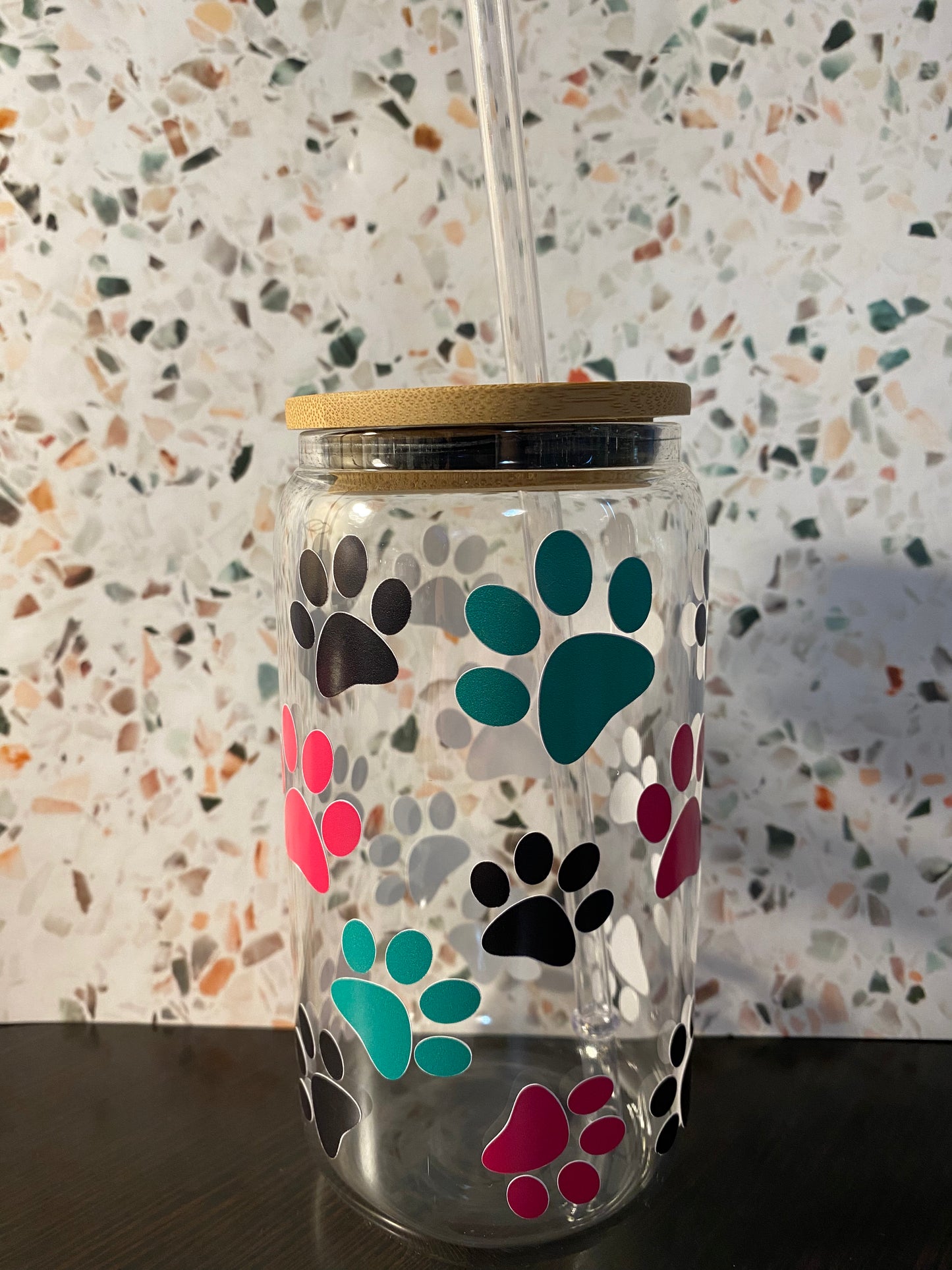 Paw Prints 16 Ounce Glass Libby’s