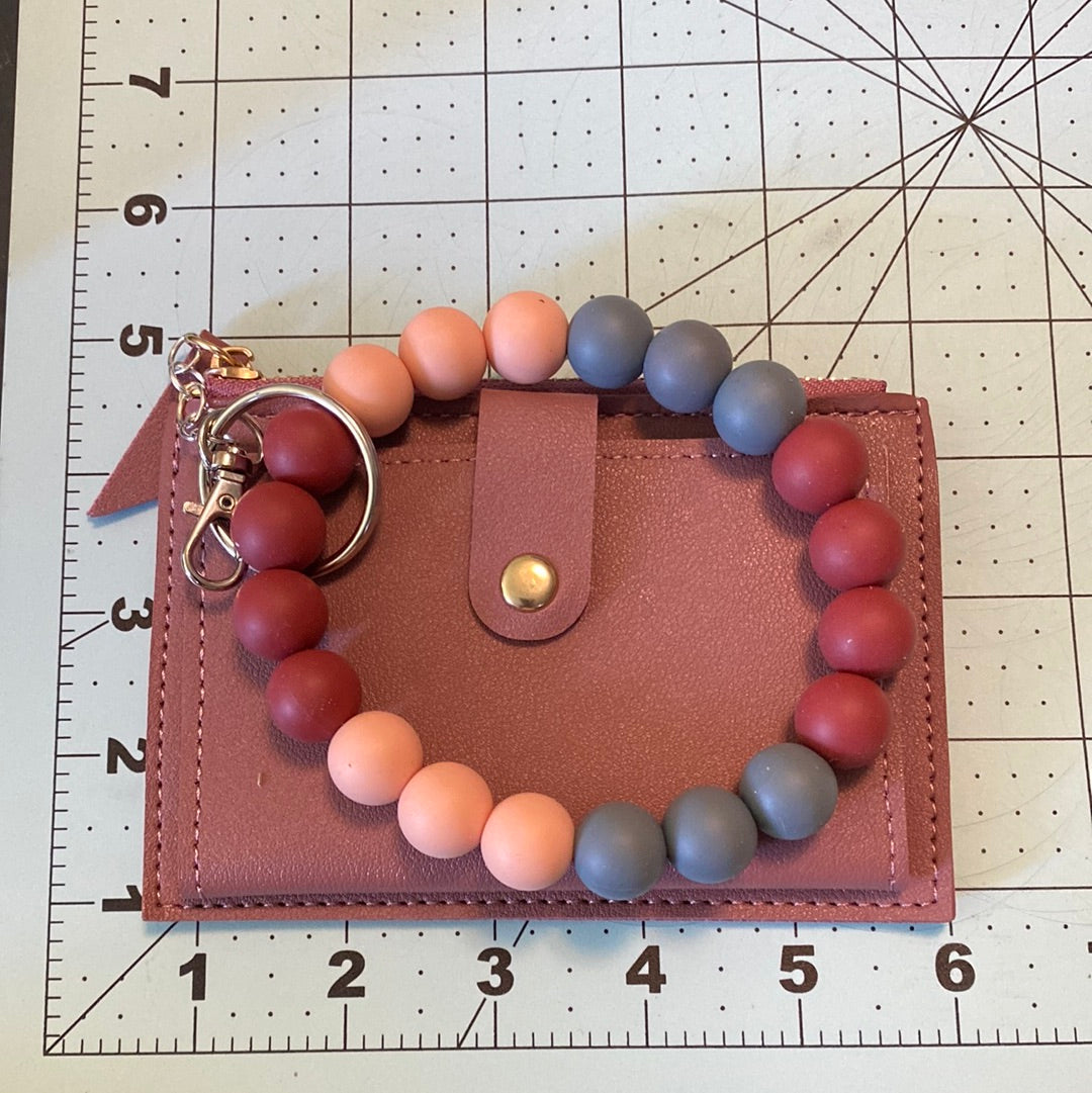 Beaded Silicone Wristlet