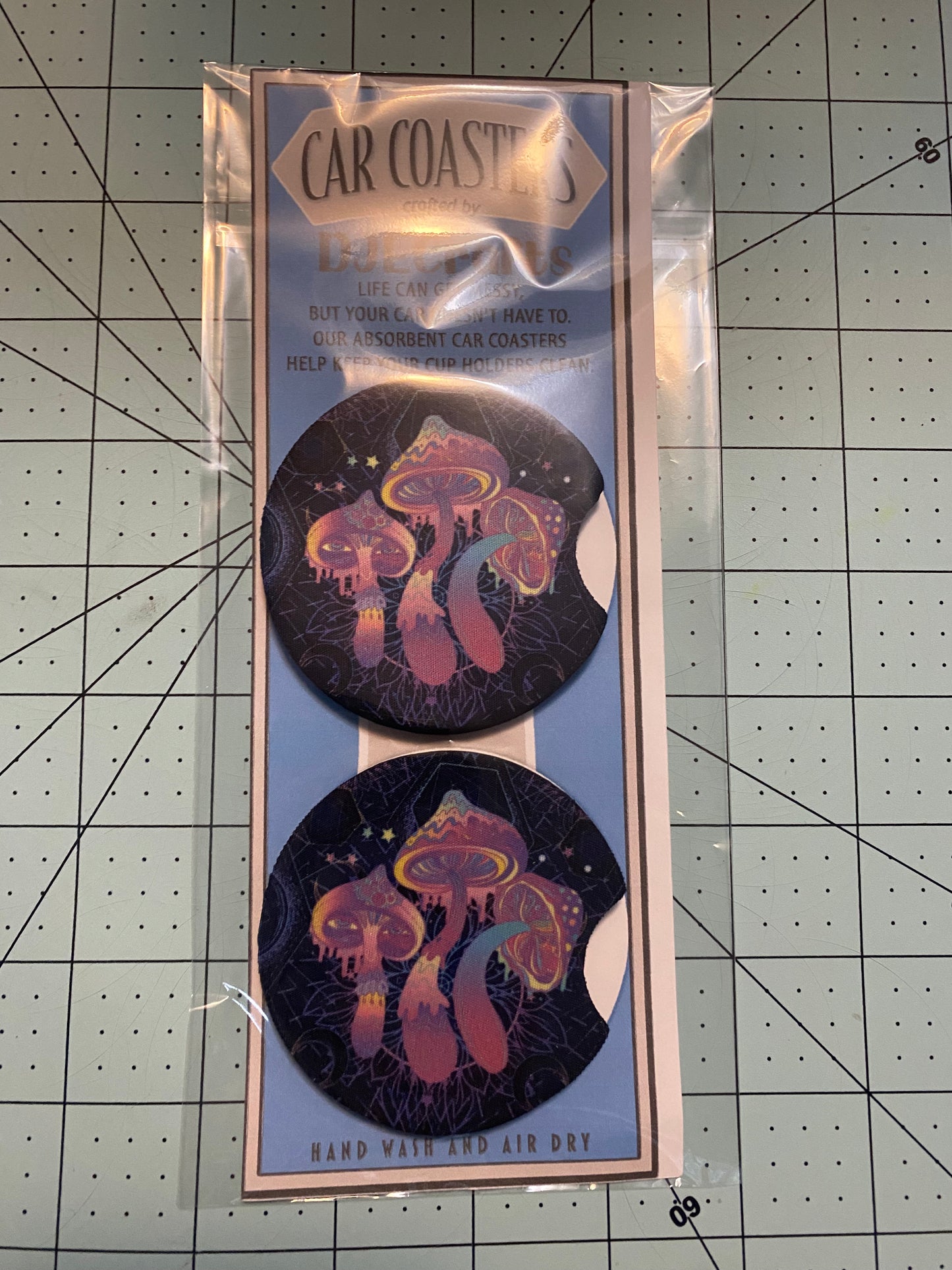 Neoprene Car Coaster Set of 2