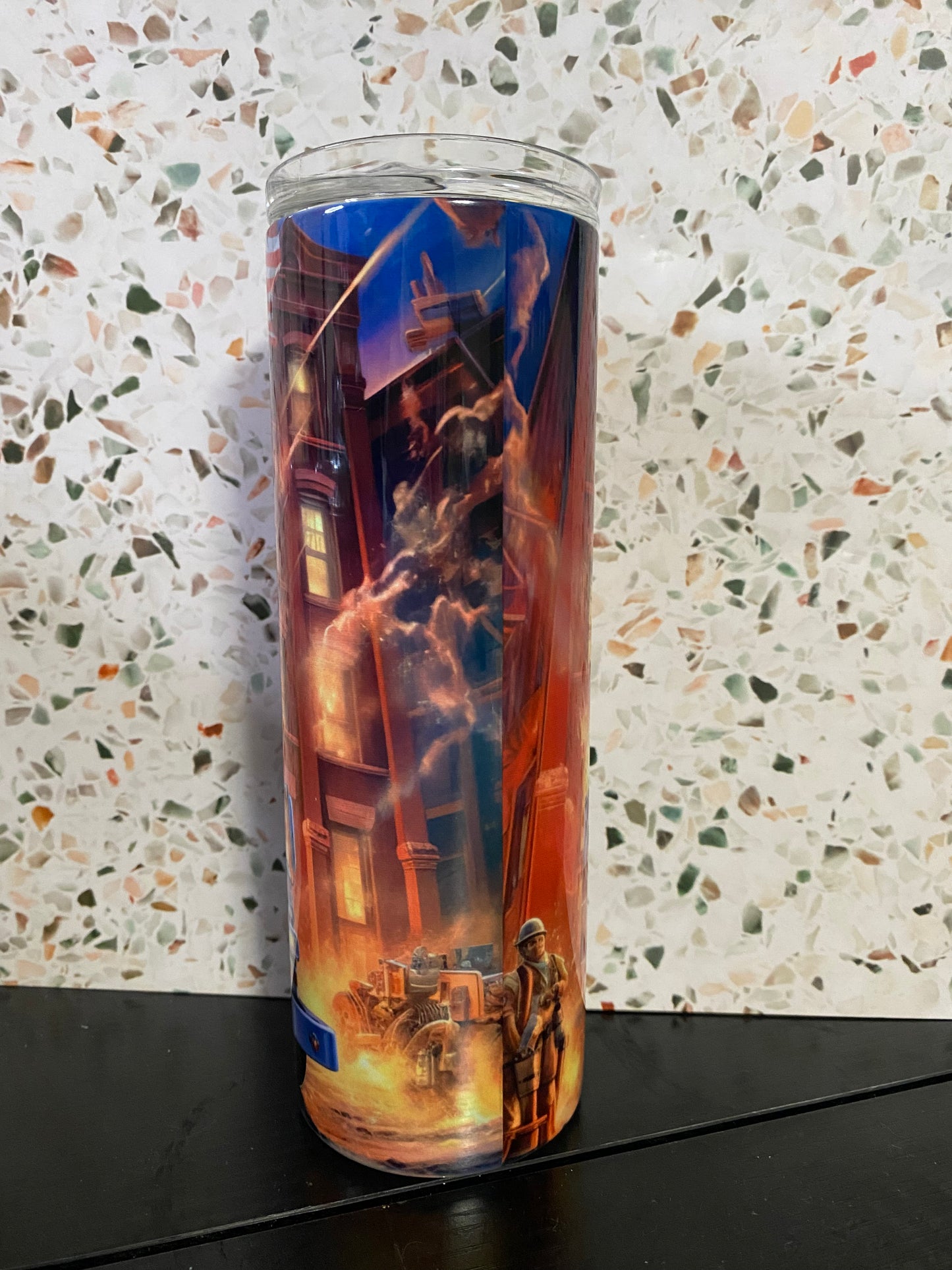 Fire Truck 20 Ounce Sublimation Tumbler