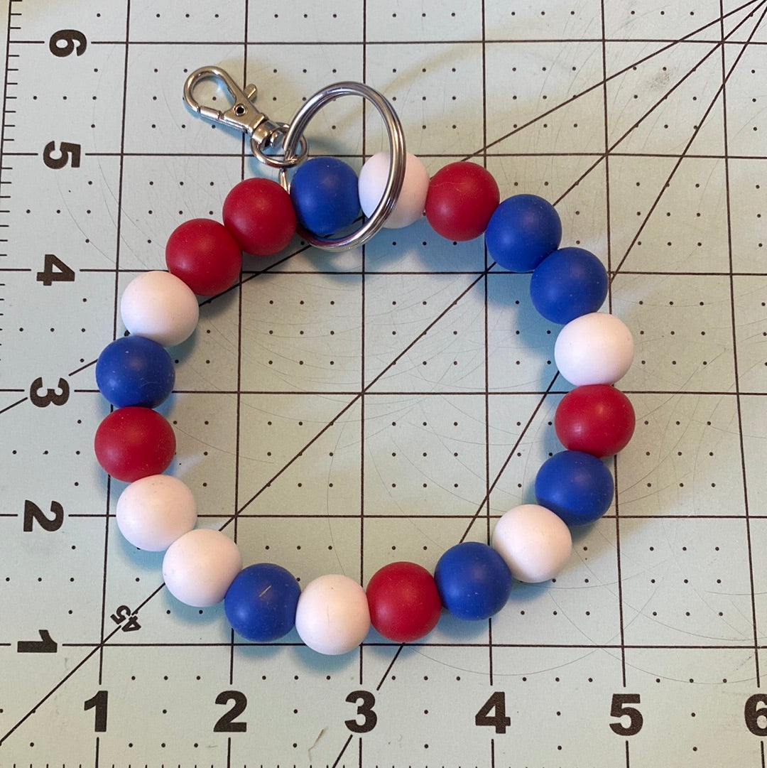Beaded Silicone Wristlet