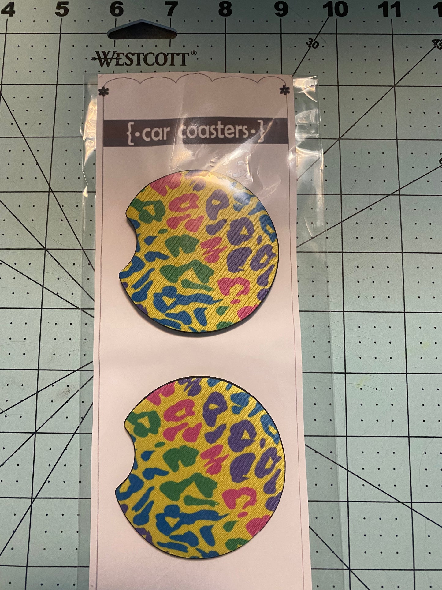 Neoprene Car Coaster Set of 2