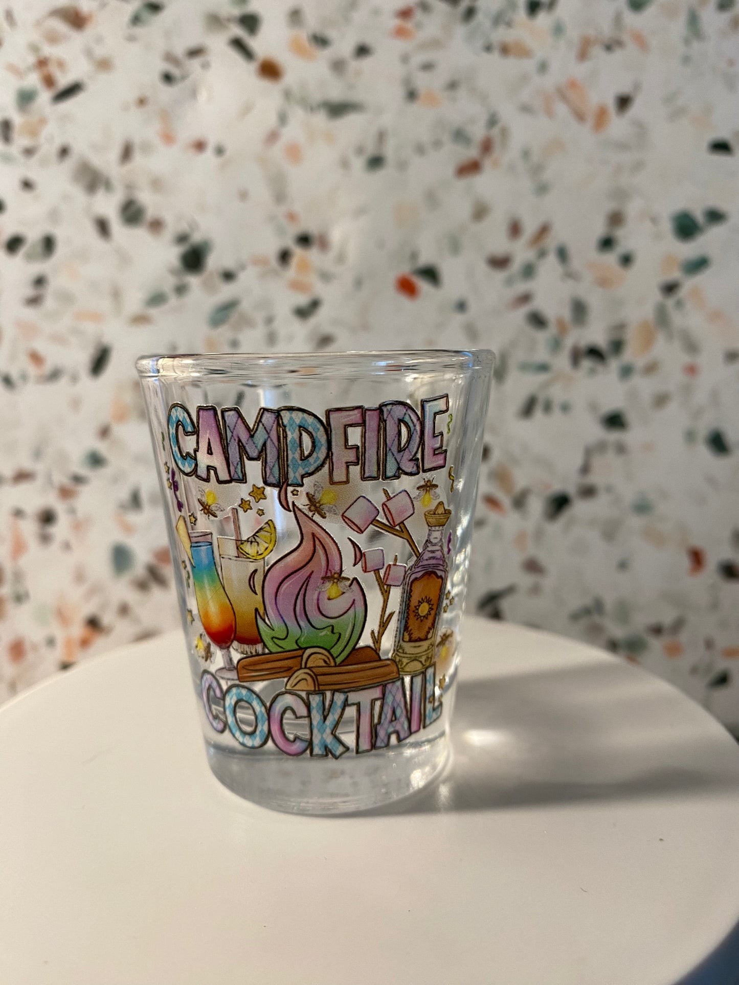 Campfire Cocktail 1.5 ounce shot glass