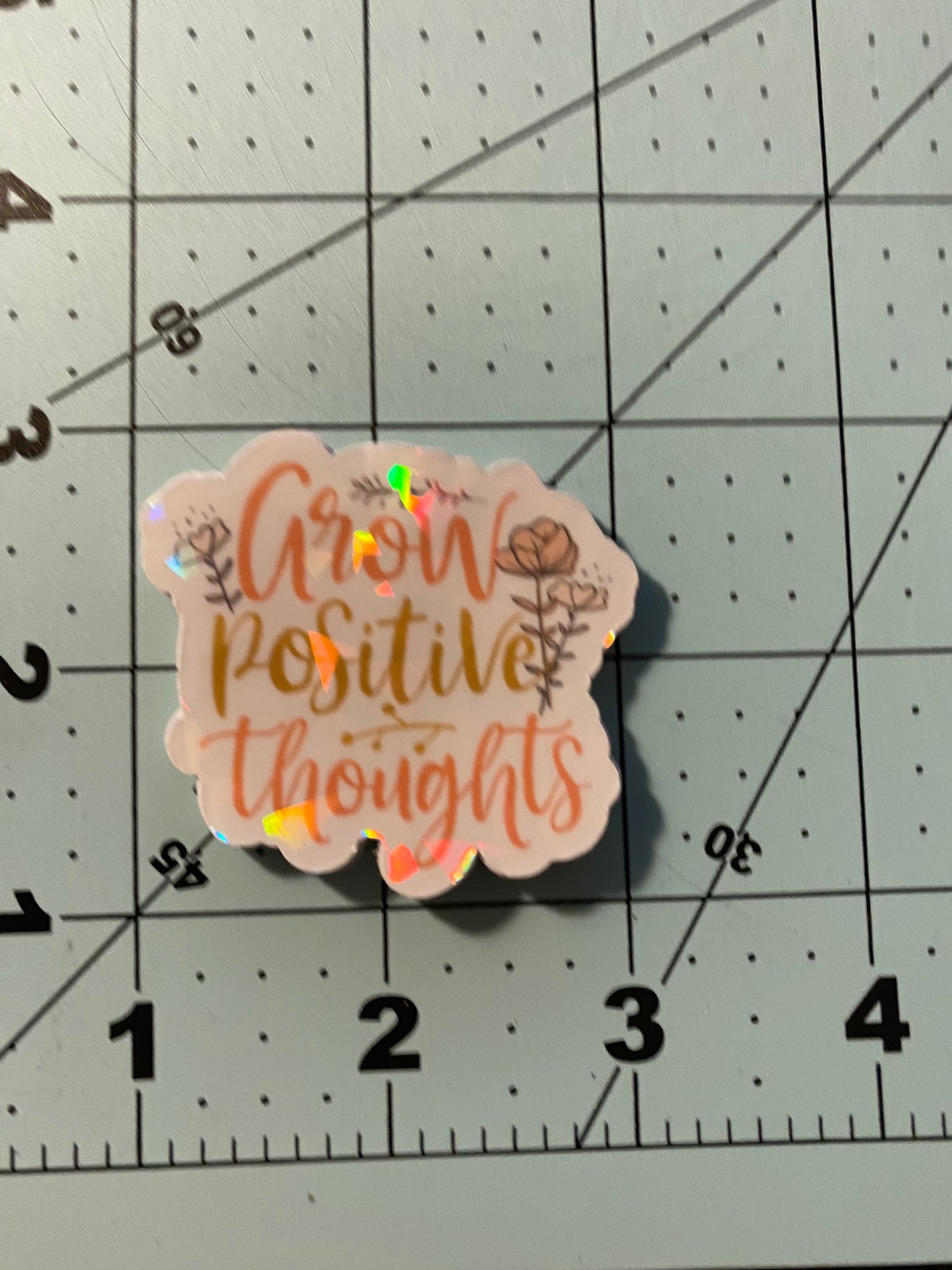 Grow Positive Thoughts Sticker