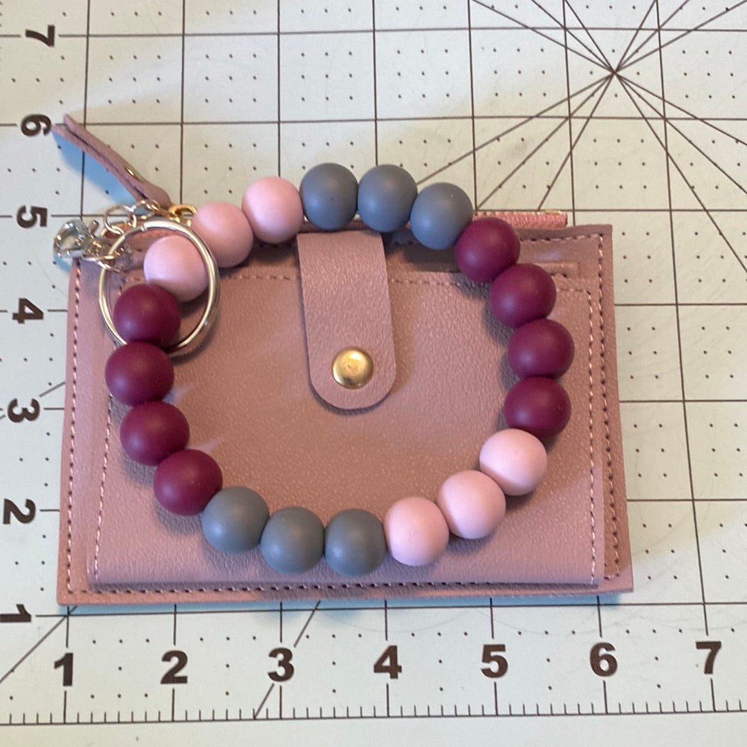 Beaded Silicone Wristlet