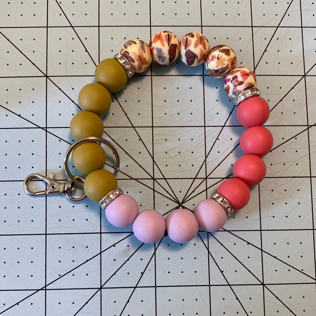 Beaded Silicone Wristlet