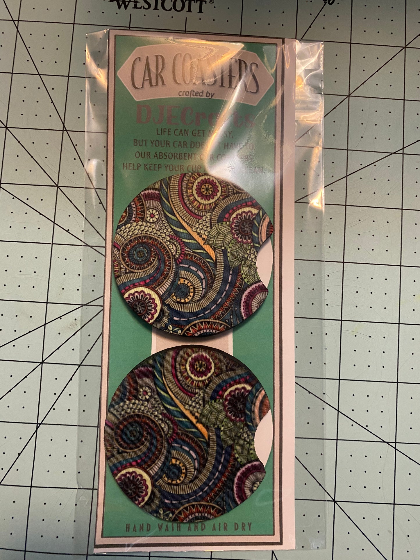 Neoprene Car Coaster Set of 2