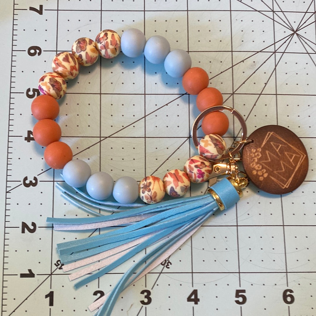 Beaded Silicone Wristlet