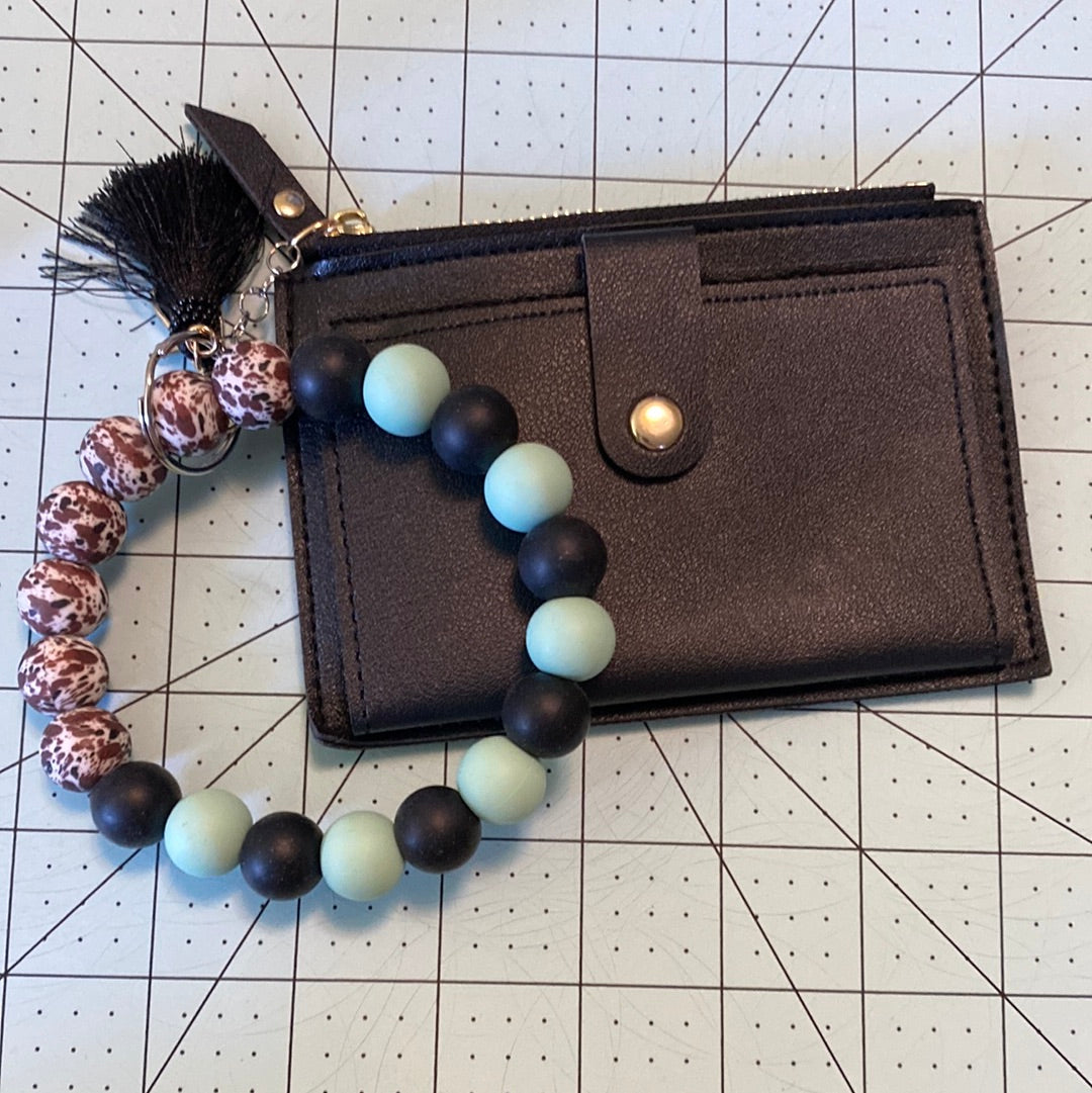 Beaded Silicone Wristlet