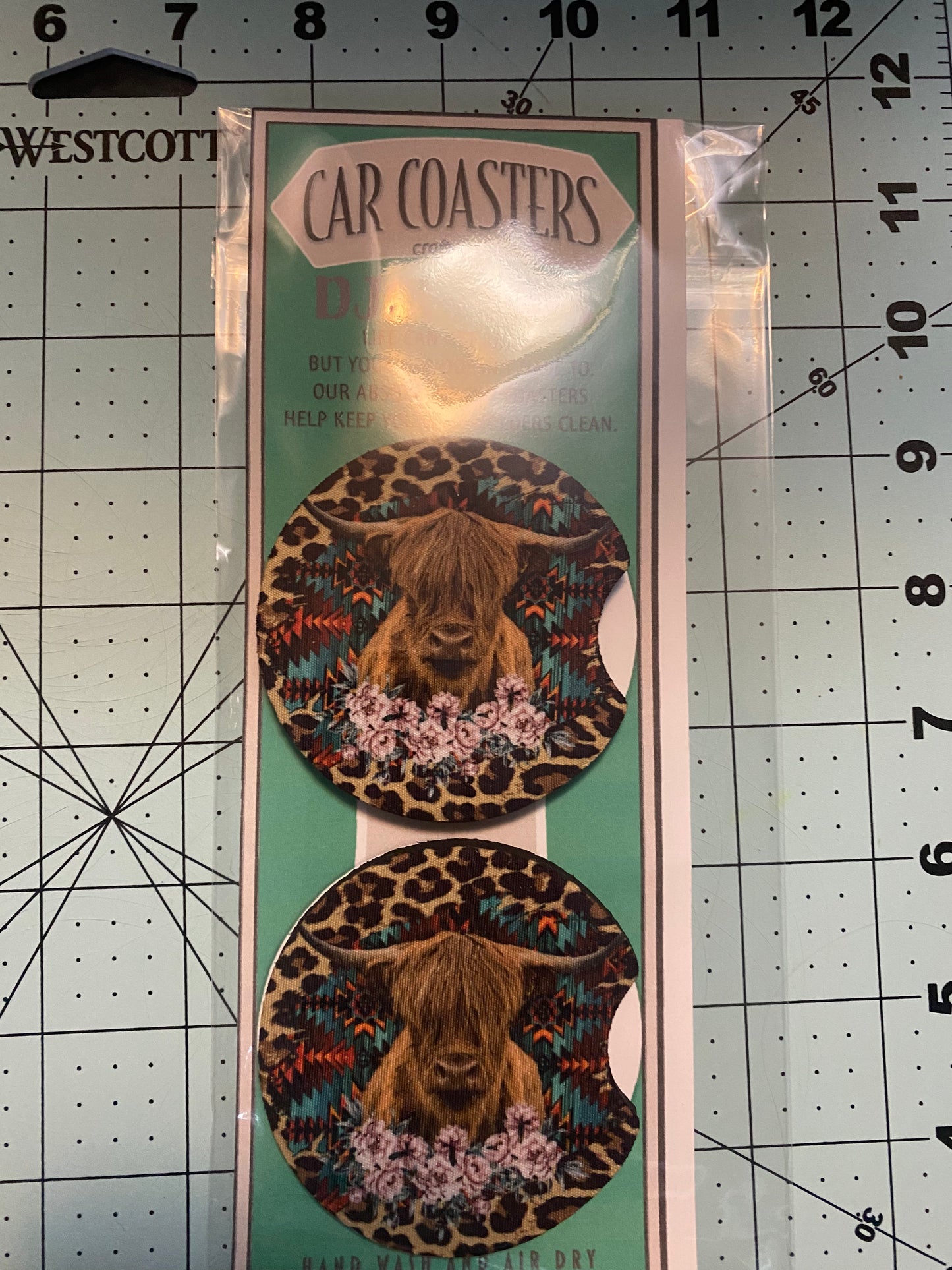 Neoprene Car Coaster Set of 2