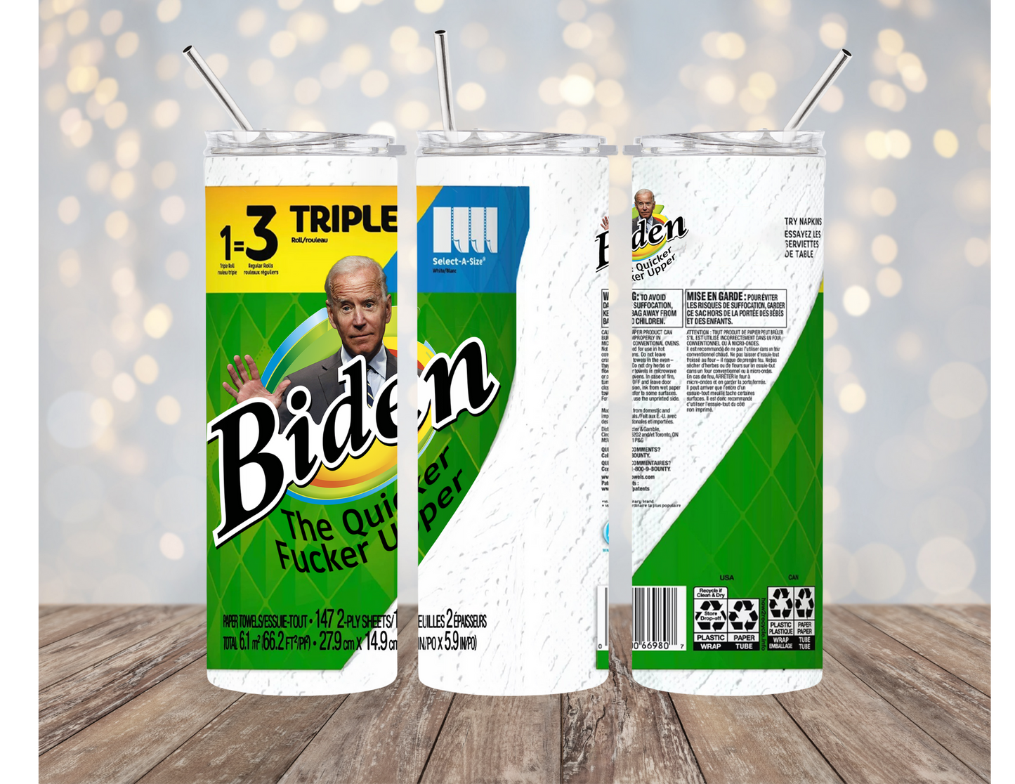 Biden 20 ounce Sublimation Tumbler