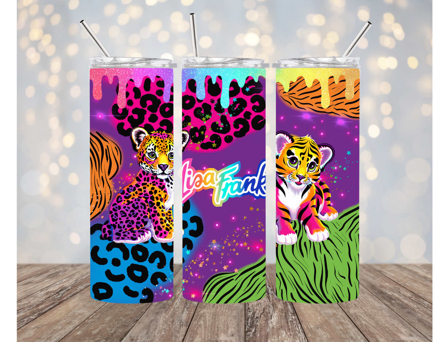 Lisa Frank 20 ounce Sublimation Tumbler